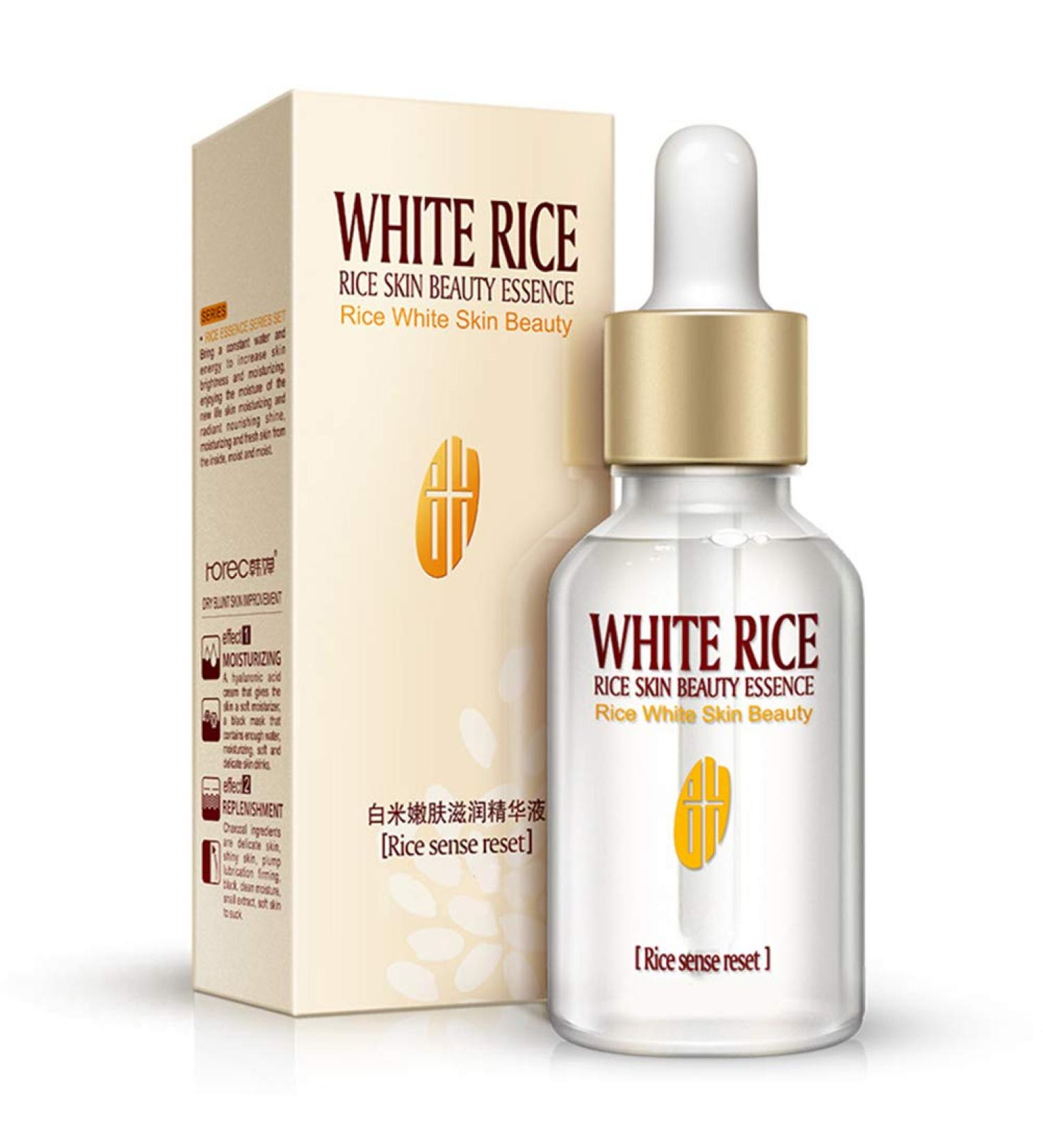White Rice S rum blanchissant cr me hydratante anti-rides anti- ge soin du visage pour liminer les ridules 15 ml - Buy Online on GoSupps.com
