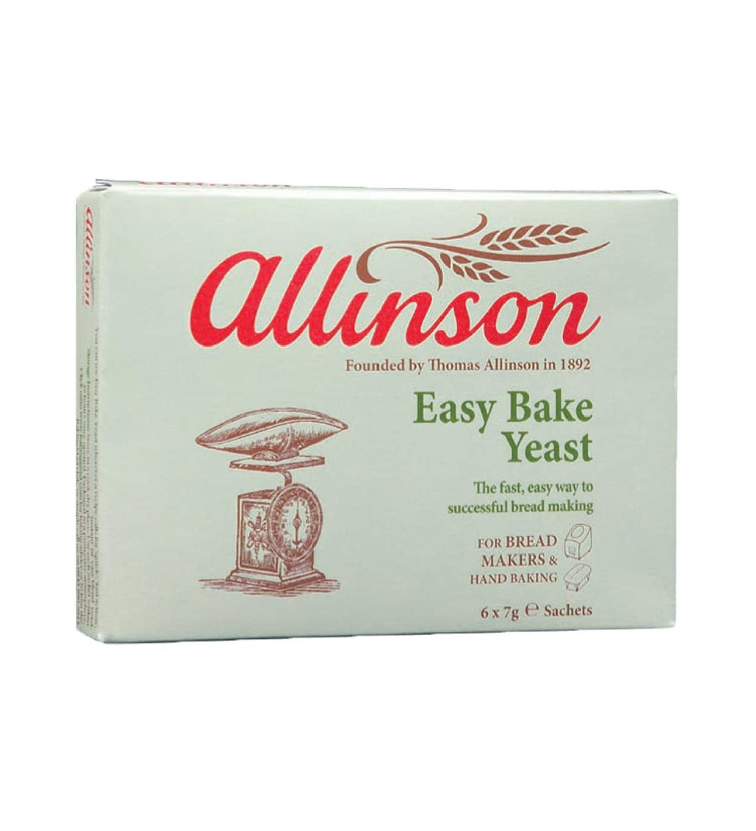 Allinson Easy Bake Yeast 6 x 7g - Premium Baking Essential for Flawless Results - Buy Online on GoSupps.com