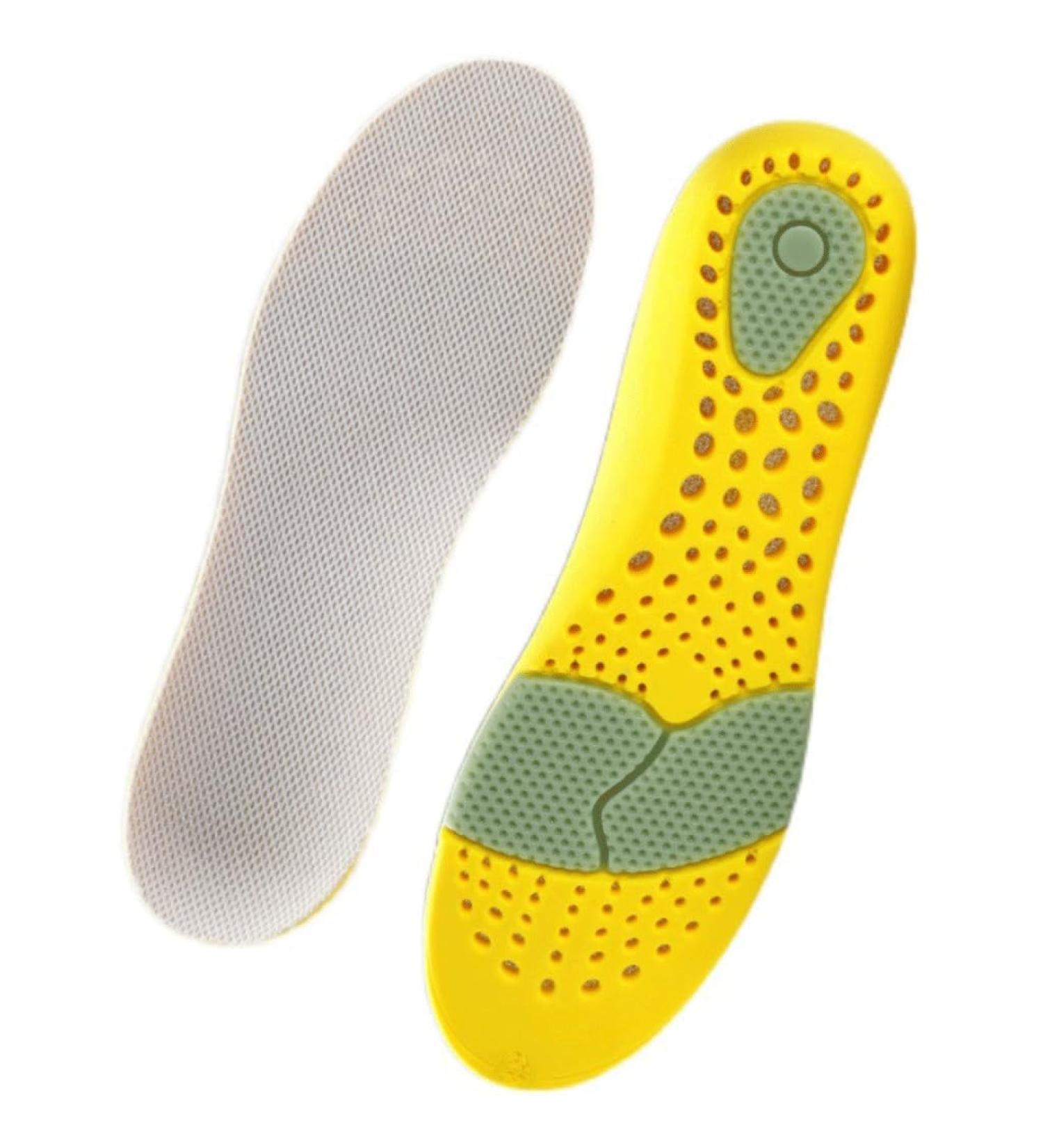 CSCDD Sports Air Cushion Insoles - High Elasticity & Soft Comfort for All-Day Relief | Size 44 White Dinosaur Doodle - Buy Online on GoSupps.com