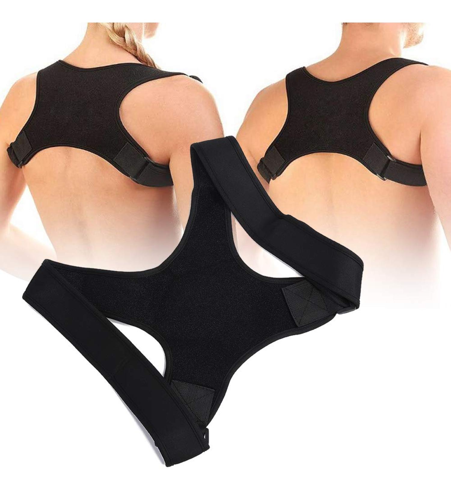 ZJchao Posture Corrector - Adjustable Back Brace for Men & Women | Relieve Shoulder & Waist Pain Improve Hump | Comfortable & Breathable - Universal Size - Buy Online on GoSupps.com