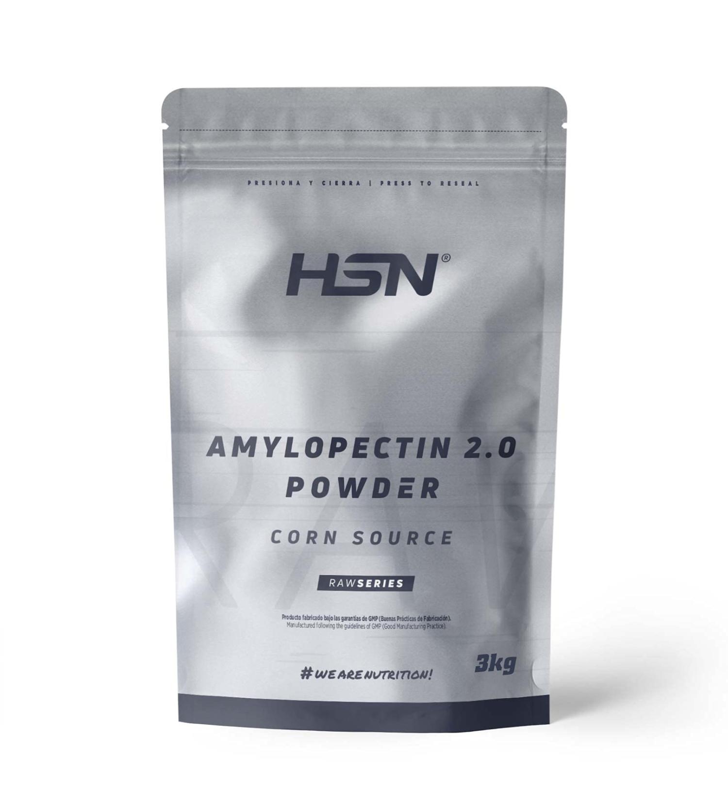 HSN Waxy Maize Amylopectin powder Carbohydrates for athletes in powder form Sugar Free Suitable for vegetables Glutenfree Lactosefree Neutral taste 3000 gr - Buy Online on GoSupps.com