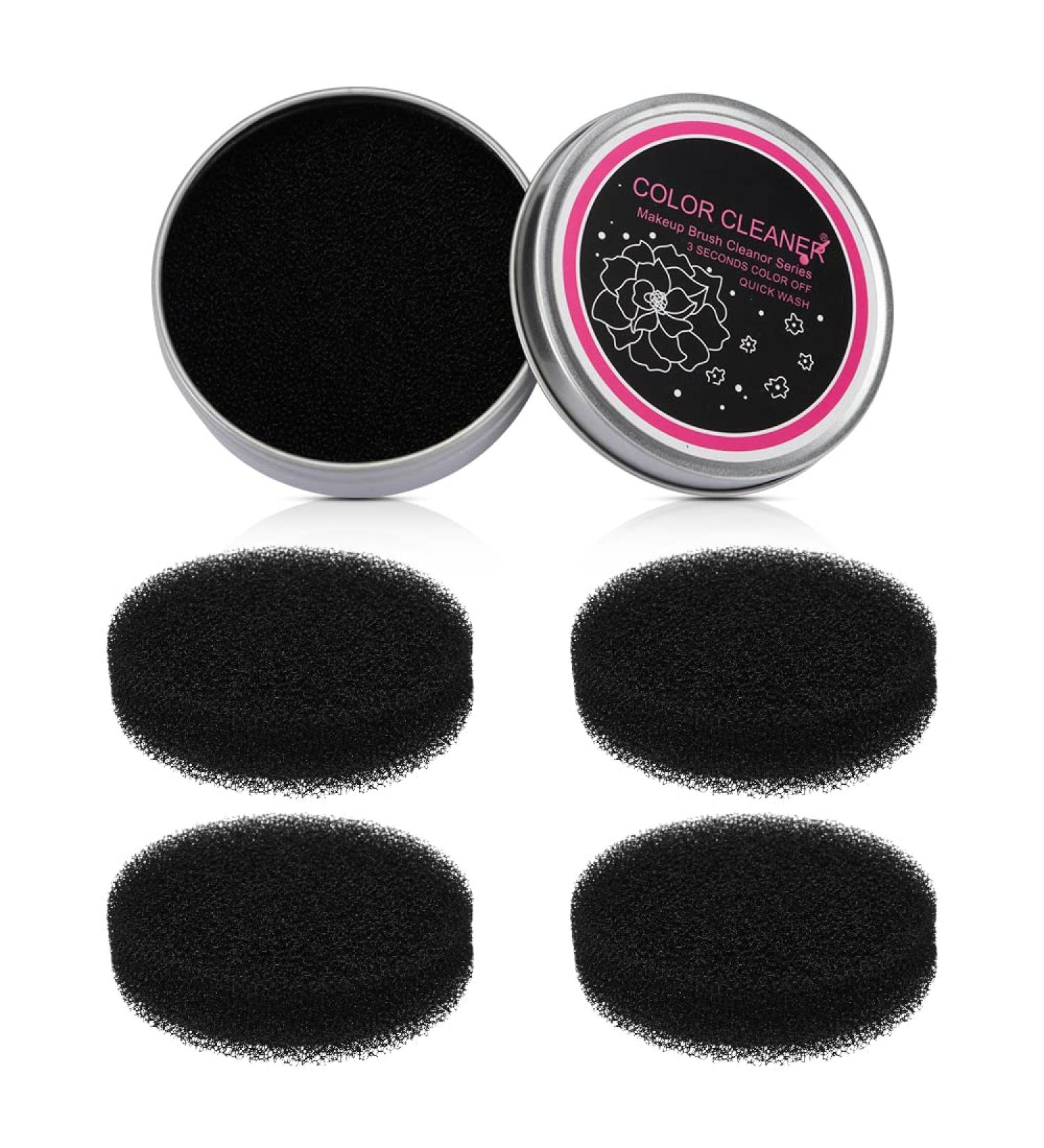 Homo Trends Make-Up Brush Cleaner Set | Quick Drying Cleaning Box & 4 Sponges for Professional Makeup Care - Buy Online on GoSupps.com