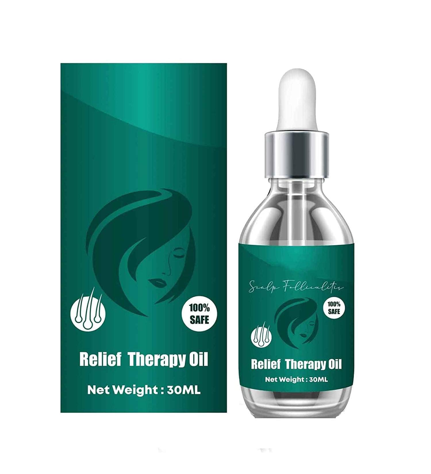 ATTDX Scalp Folliculitis Relief Oil GFOUK Scalp Folliculitis Treatment Oil Natural Remedies Nourishing Oil for All Hair Types - Buy Online on GoSupps.com