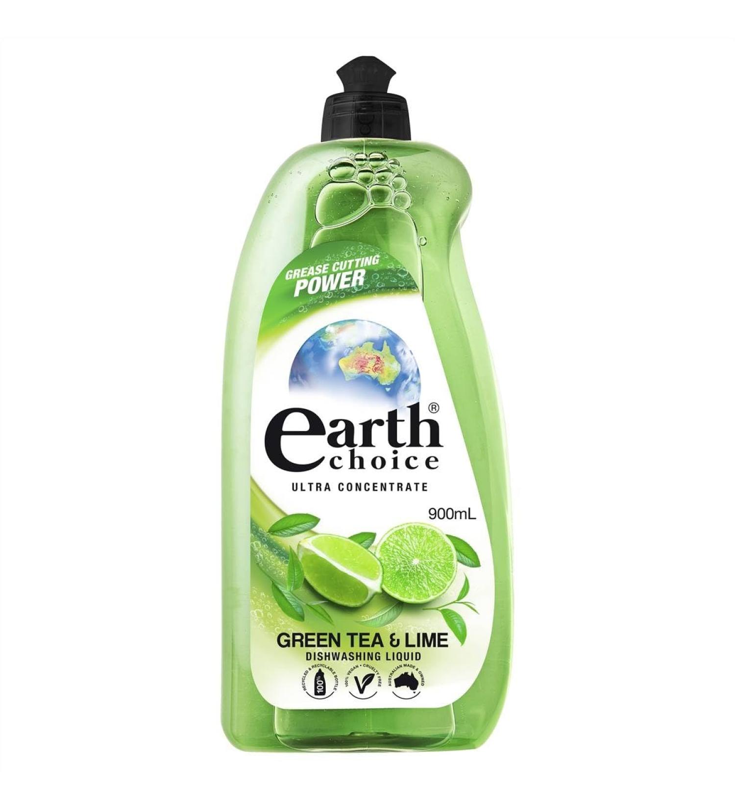 Earth Choice Dishwash Concentrate Green Tea 900ml