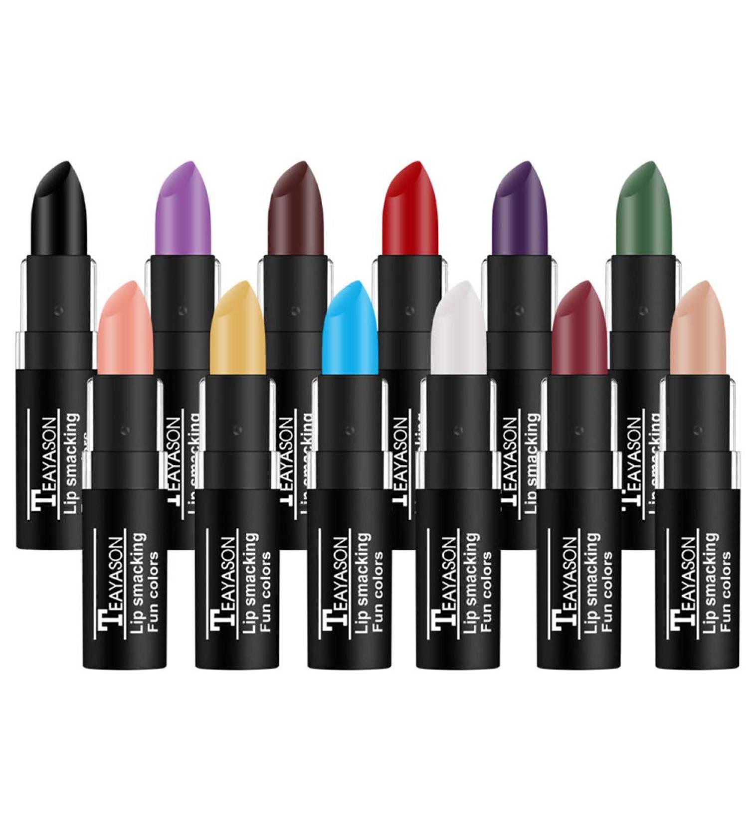 Petansy Matte Lipstick Set - 12 Colors, Waterproof & Long Lasting Lip Gloss Cosmetics for Party Makeup - Perfect Gift - Buy Online on GoSupps.com