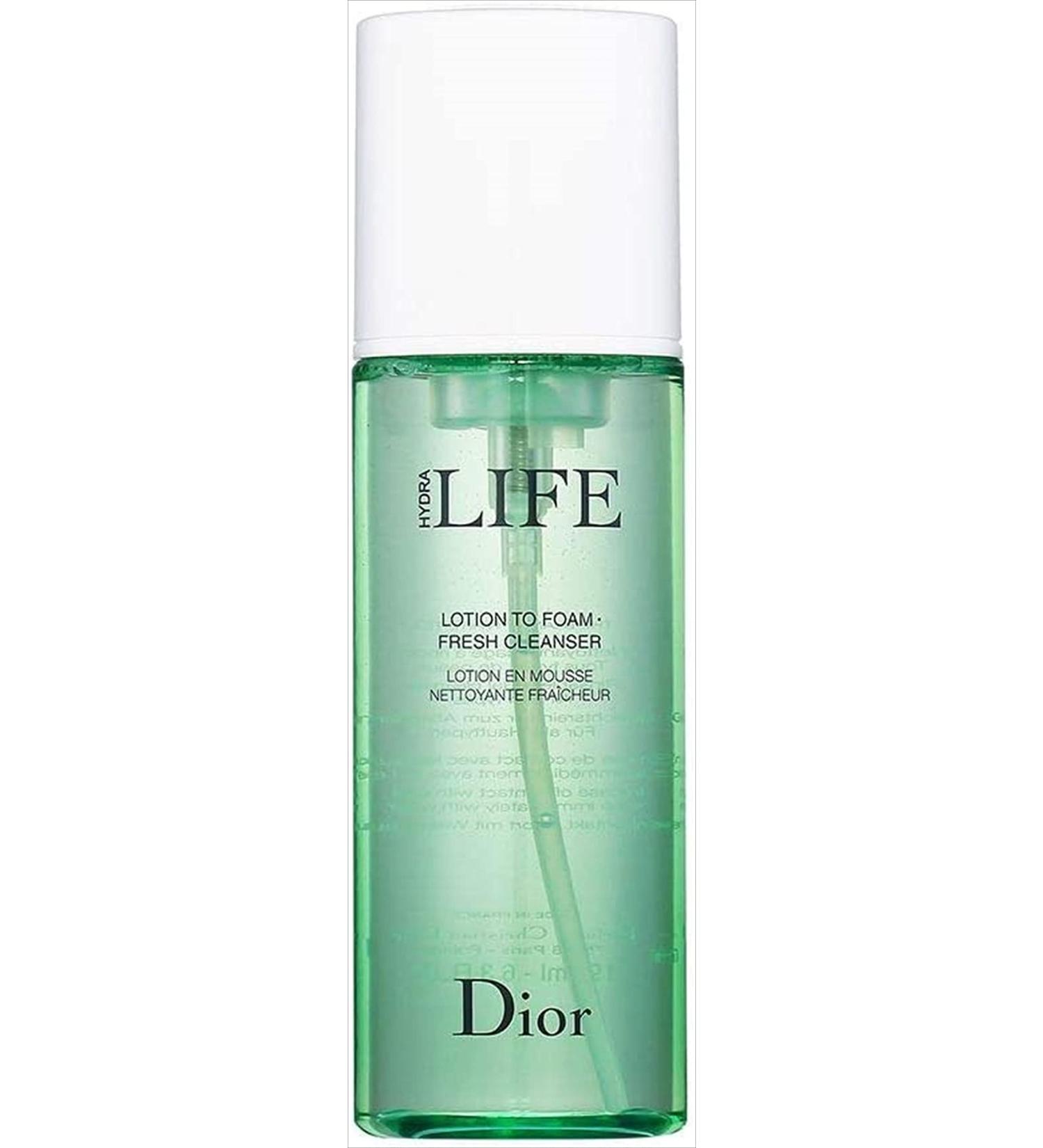 Dior Christian Hydra Life Lotion To Foam Fresh Cleanser for Women  Unscented  6.3 Fl Oz