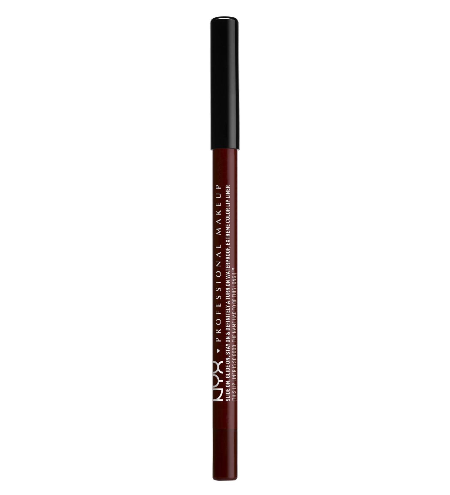 NYX Professional Makeup Slide On Lip Pencil - Dark Soul (Deep Wine Red) 0.14 oz - Buy Online on GoSupps.com