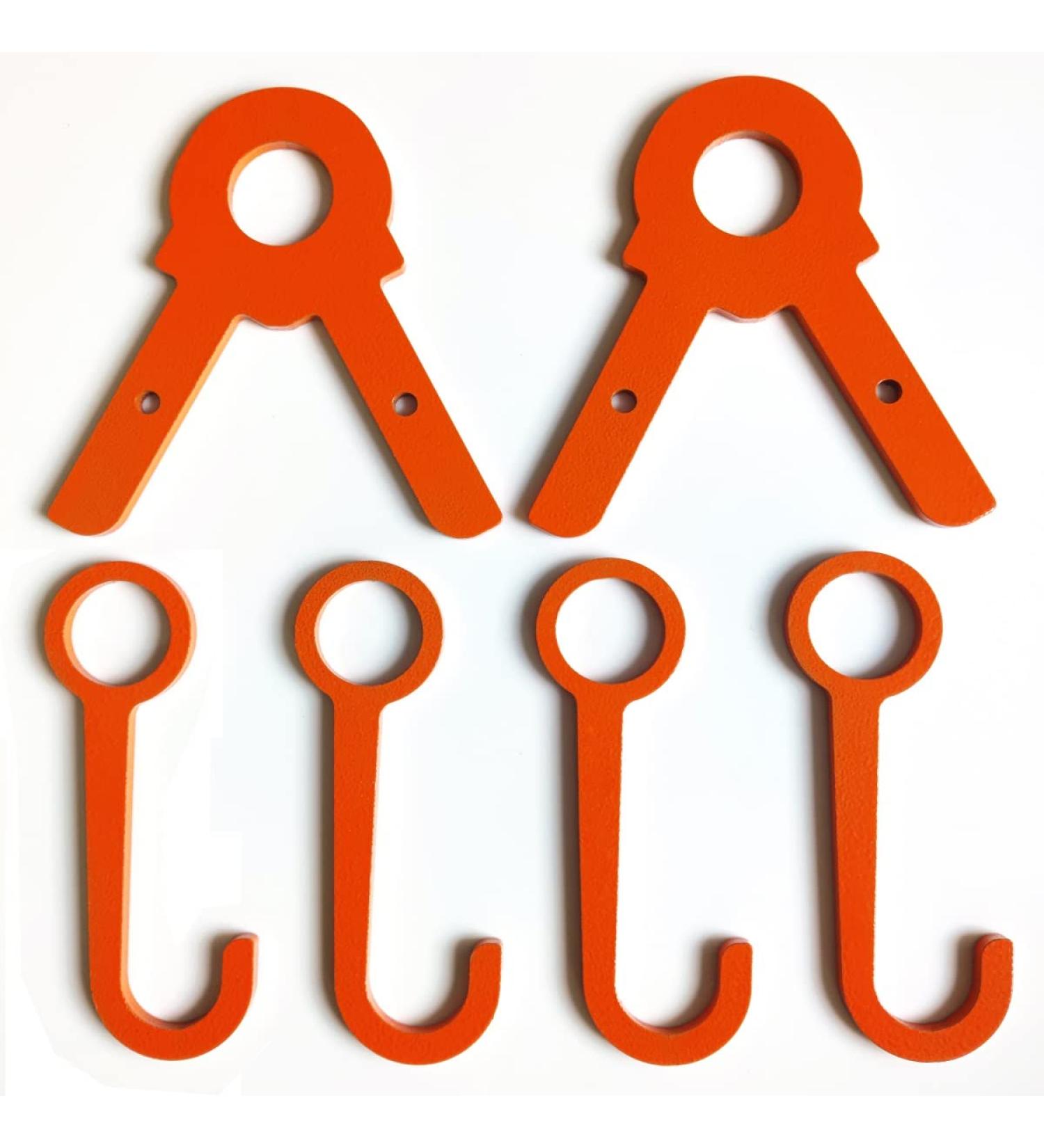 TOAAOT Steel Target Hanger DIY Stand Kit for 1 Inch EMT Conduit | Hang & Hook Target System with 4 Hangers & 2 Brackets - Buy Online on GoSupps.com