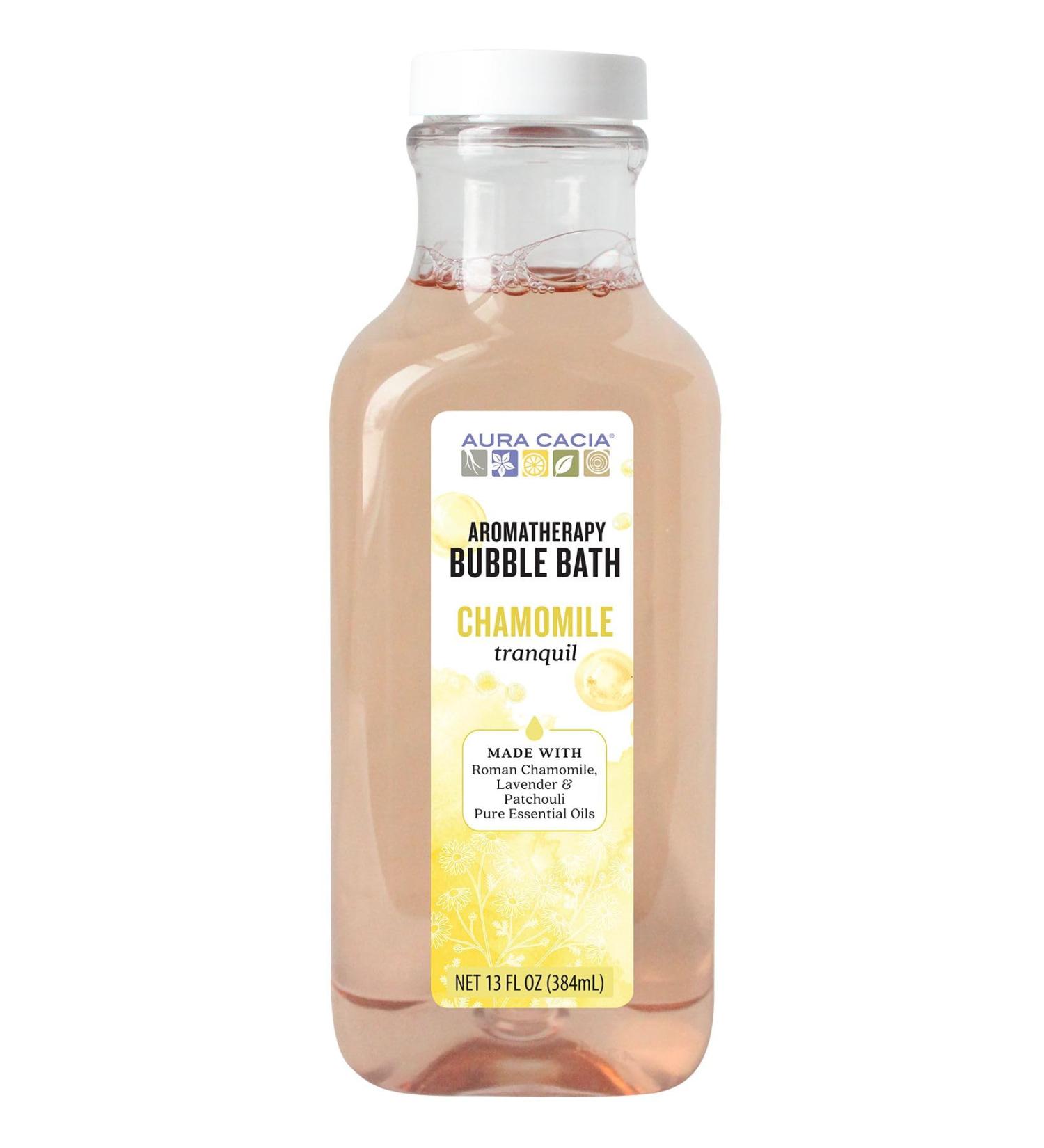 Aura Cacia Aromatherapy Bubble Bath Tranquil Chamomile 13 oz (Pack of 3)