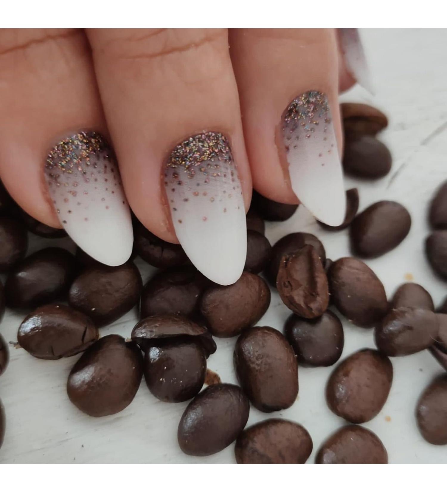 Zaubern gel4Home Nail Foils - 16 Pieces Espresso Boomer Nail Wraps | International Shipping Available - Buy Online on GoSupps.com