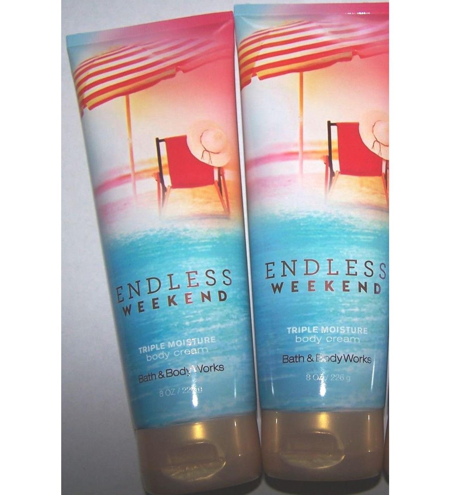 Endless Weekend Triple Moisture Body Cream 8oz Each (Set of Two)