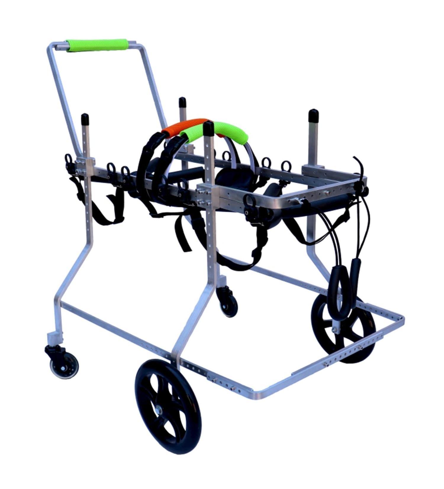 Dog Wheelchair 4 Wheel Pet Wheelchair Small Dog Carts with Wheels for Back Legs Disability Paralysis Injury Hindlimb Weakness Pet Easy Assemble (Size : M) Medium - Buy Online on GoSupps.com