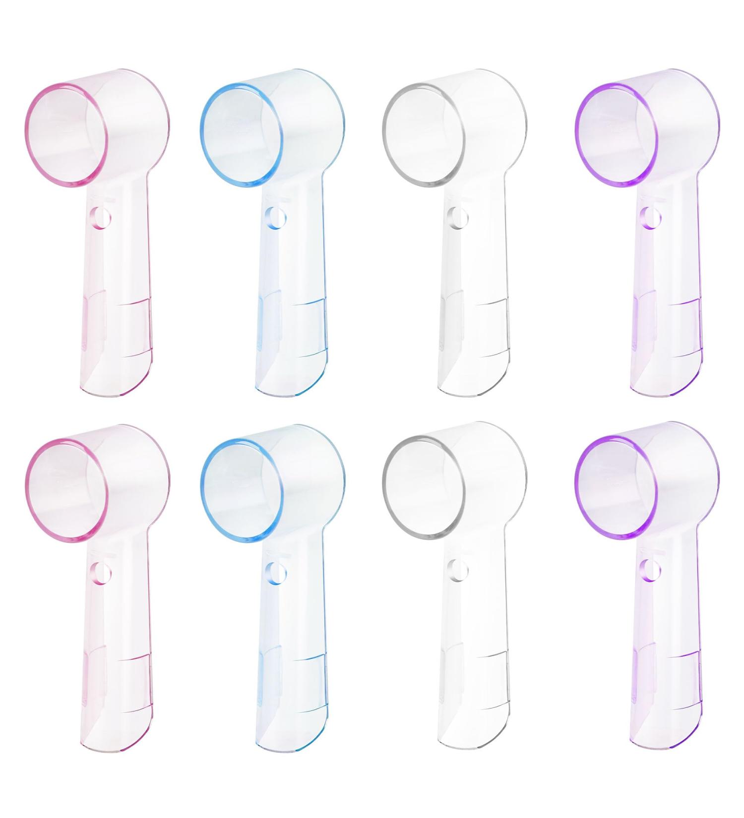 Shop Toothbrush Covers for Oral-B | Travel Toothbrush Case - 8 Pack Colorful Protectors for Electric Toothbrush Heads - Buy Online on GoSupps.com