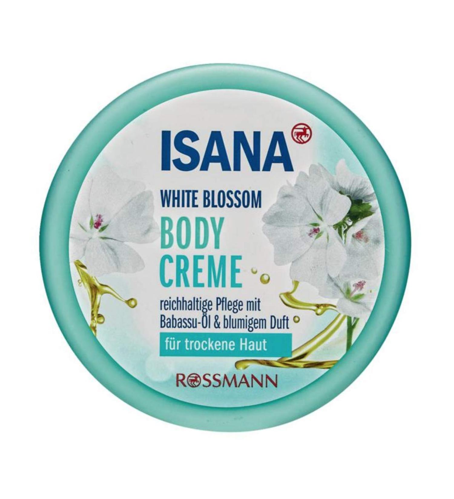 White Blossom Body Cream for dry skin vegan