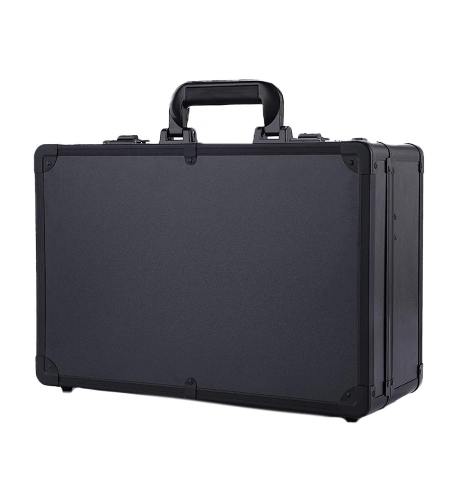 Hairdressing and Makeup Lockbox Large Capacity Hairdressing Tool Storage Bag with Password Lock Multi-Functional Storage Toolbox Black - Buy Online on GoSupps.com