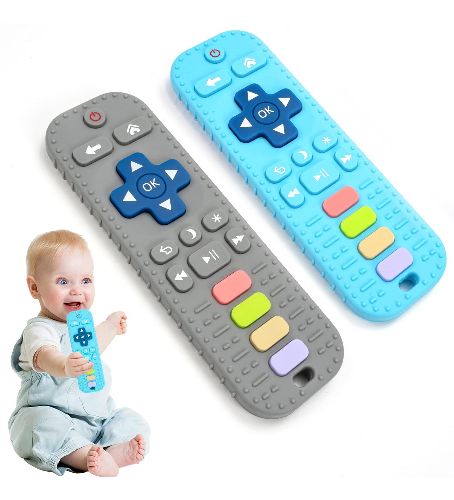 Buy Bite Ring Baby - Soft Teething Toy for 0-6 Months | Dental Aid for Babies (Gray+Blue) - Buy Online on GoSupps.com