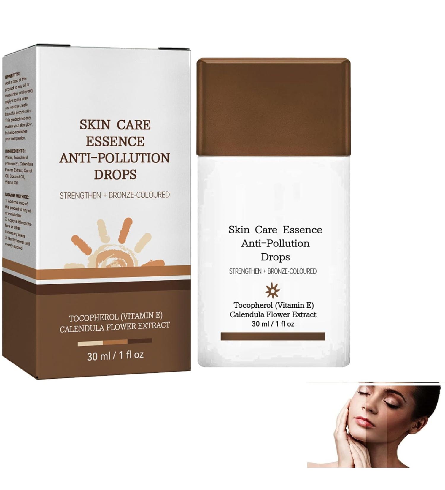 Anti-Pollution Sunshine Drops Bronzer Drops Face And Body Bronzing Skin Serums Liquid Bronzer Cream Skin Care Anti-Pollution Essence Facial Tanning Drops Fake Tan Peptide Serums - Buy Online on GoSupps.com