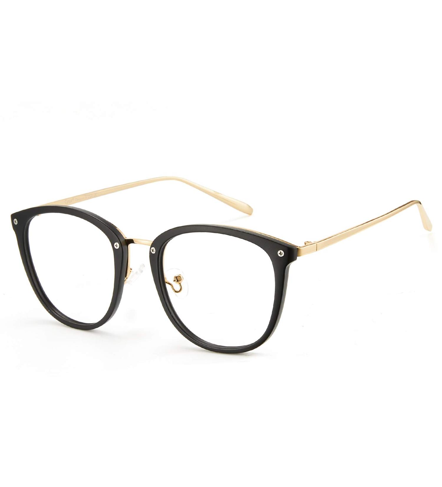 Cyxus Women's Cat Eye & Round Blue Light Filter Glasses - Vintage Fashion Anti-Harmful UV400 Protection for Screen Use - Buy Online on GoSupps.com