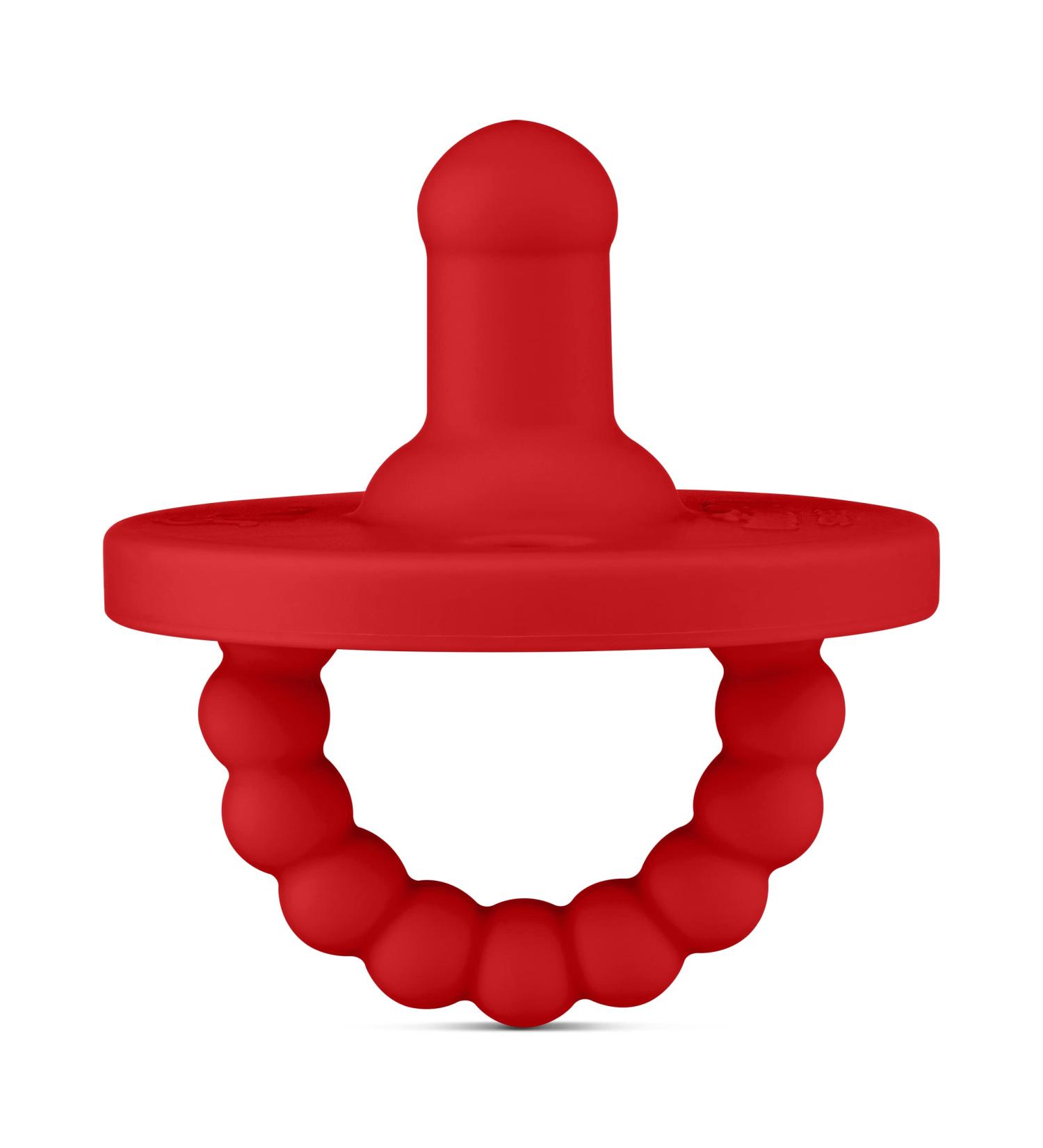 Ryan & Rose Cutie PAT Pacifier Teether (Stage 1  Red) - Buy Online on GoSupps.com