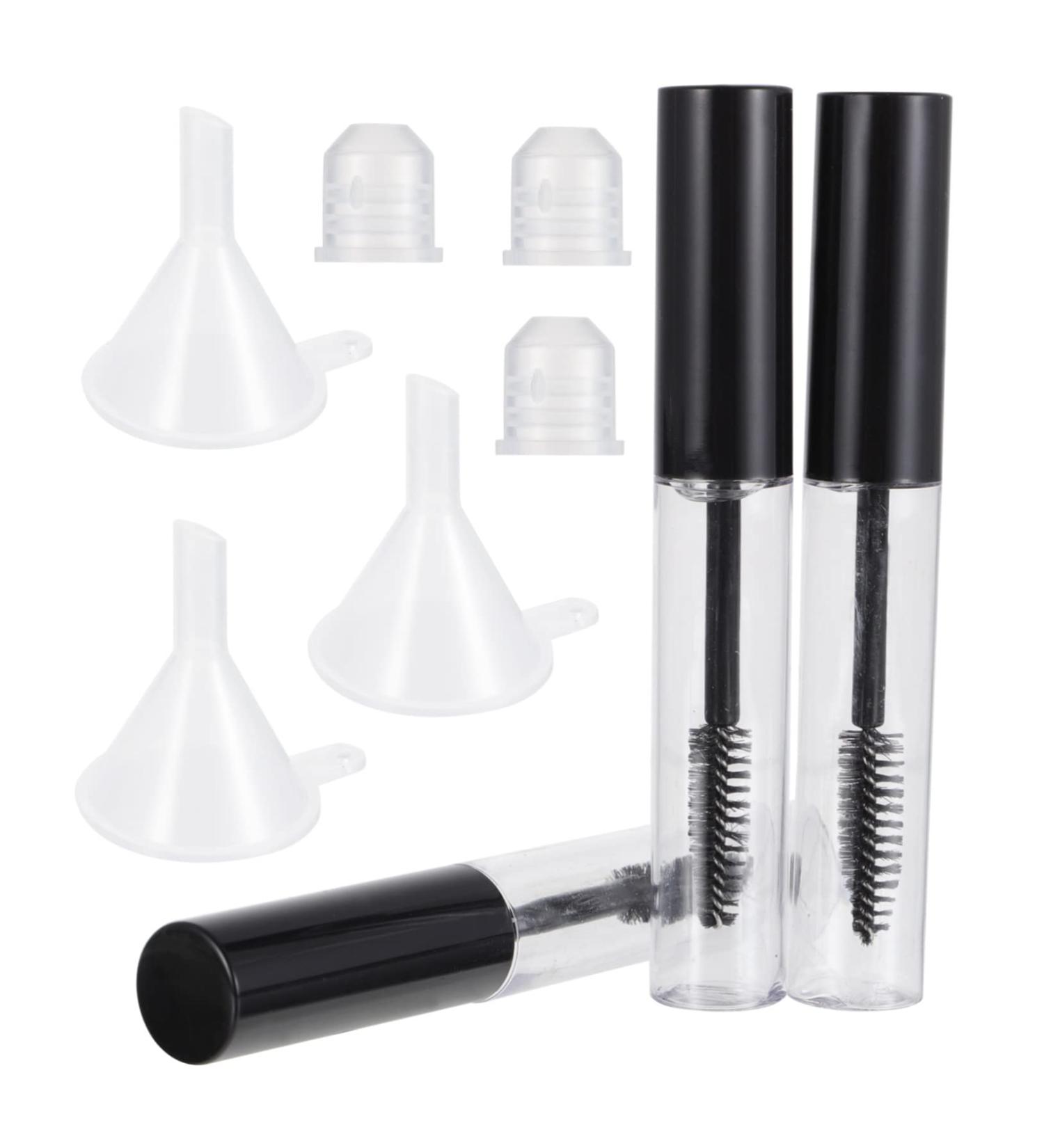 SOESFOUFU 1 Set Mascara Tube Funnel Halloween Napkin Holders DIY Mascara Eyelash Wand Tube Plastic Black - Buy Online on GoSupps.com