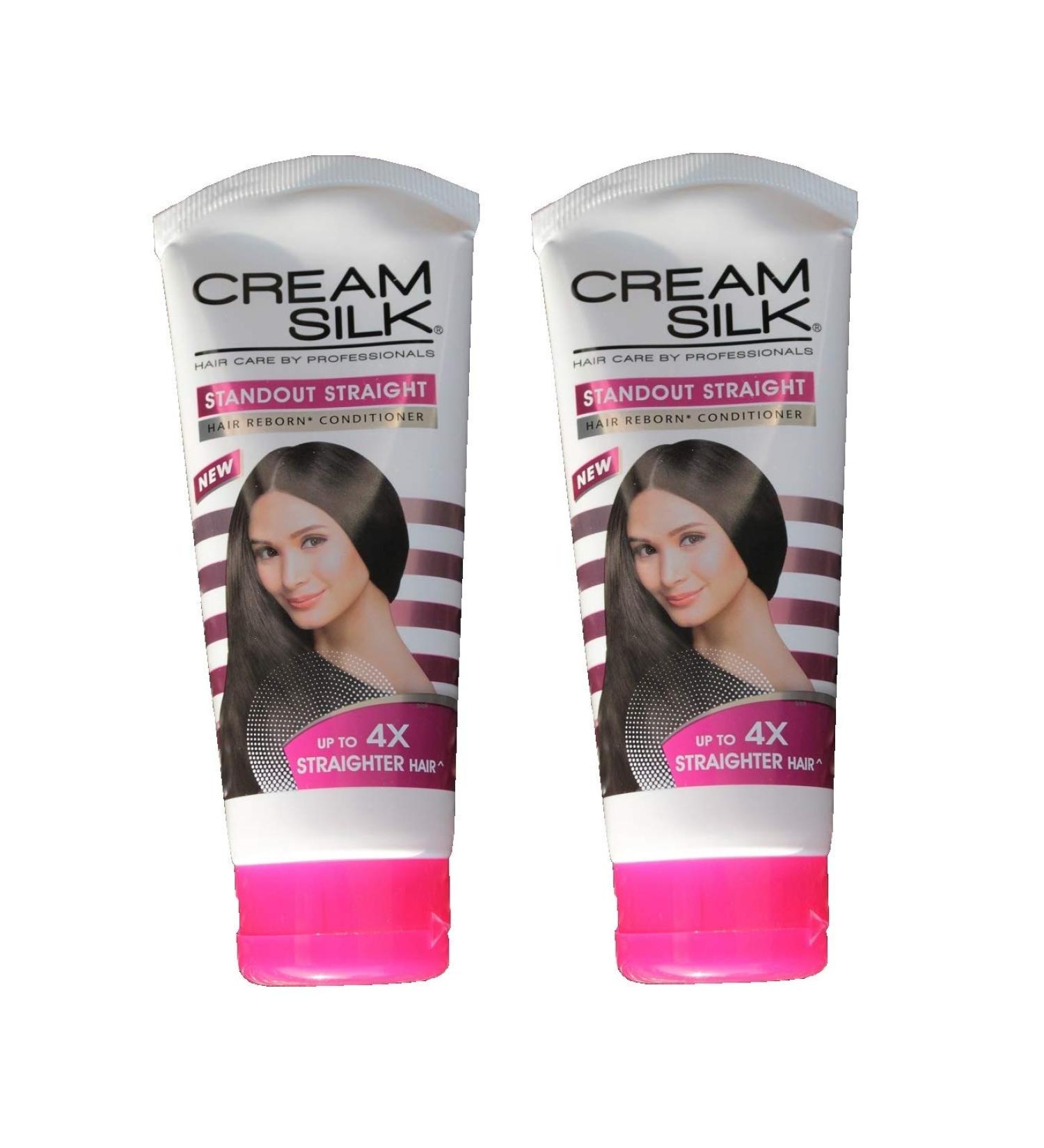 Lot of 2 Cream Silk Standout Straight Conditioner 180ml - For Straighter Hair - Buy Online on GoSupps.com