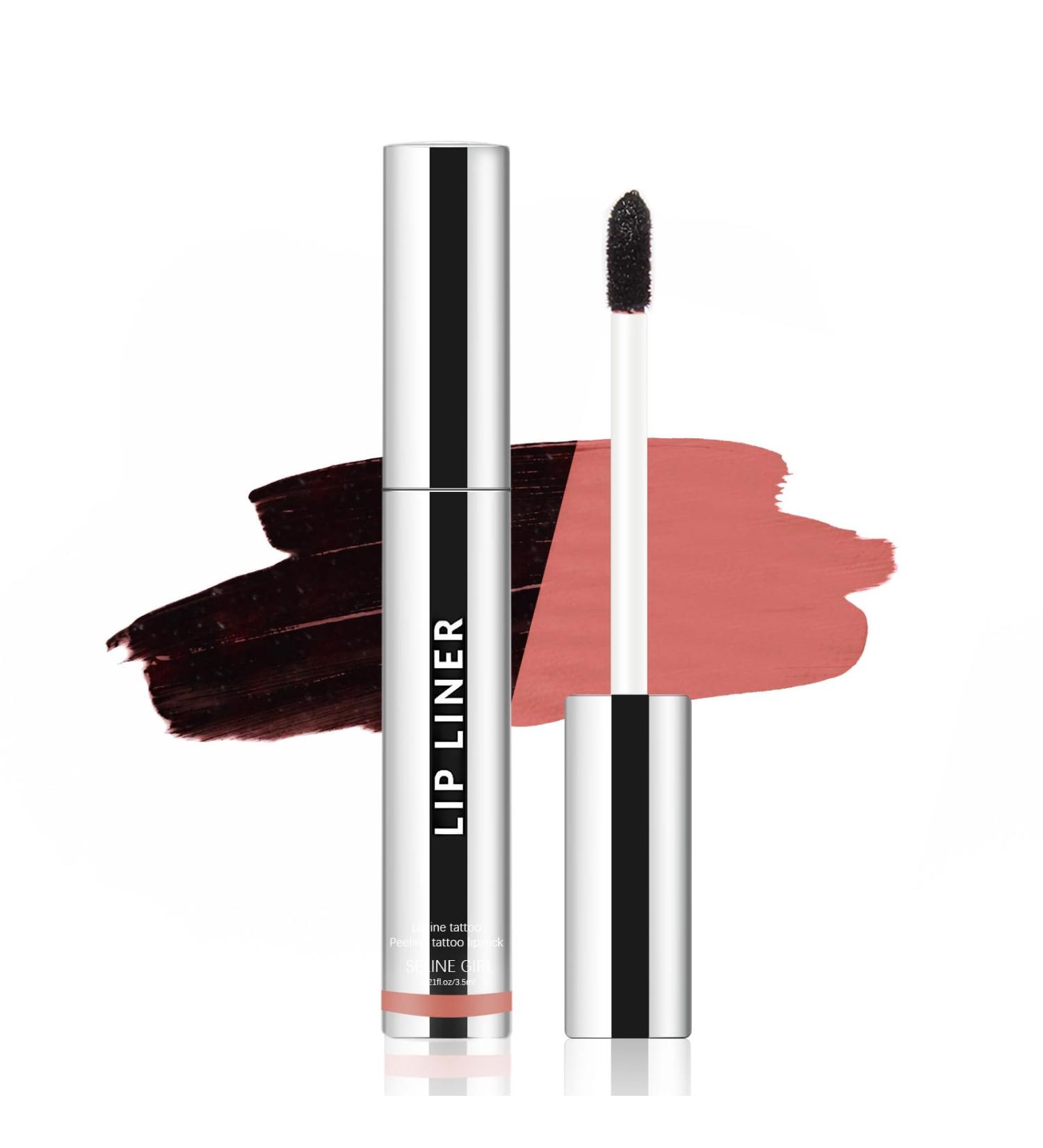 Peel Off Lip Liner Stain - Waterproof Long Lasting Red Tint - Matte Finish & Transfer Proof - #03 - Buy Online on GoSupps.com