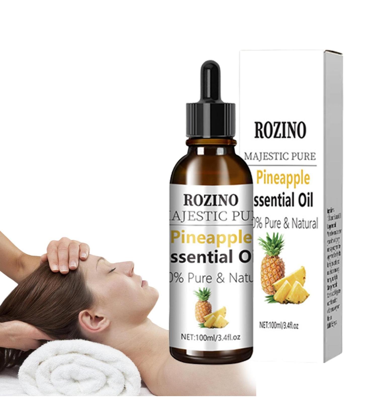 Pineapple Fragrance Oil - Essential Aromatherapy Oil for Diffusers & Skin Care | 3.4 fl oz | Luckxing - Buy Online on GoSupps.com