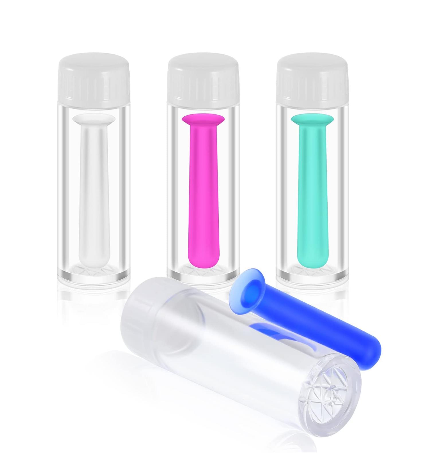 Buy Hi.FANCY 4 PCS Silicone Contact Lens Inserter & Remover Tool | Soft Lens Suction Holder with Storage Case - Perfect for Home & Travel - Buy Online on GoSupps.com