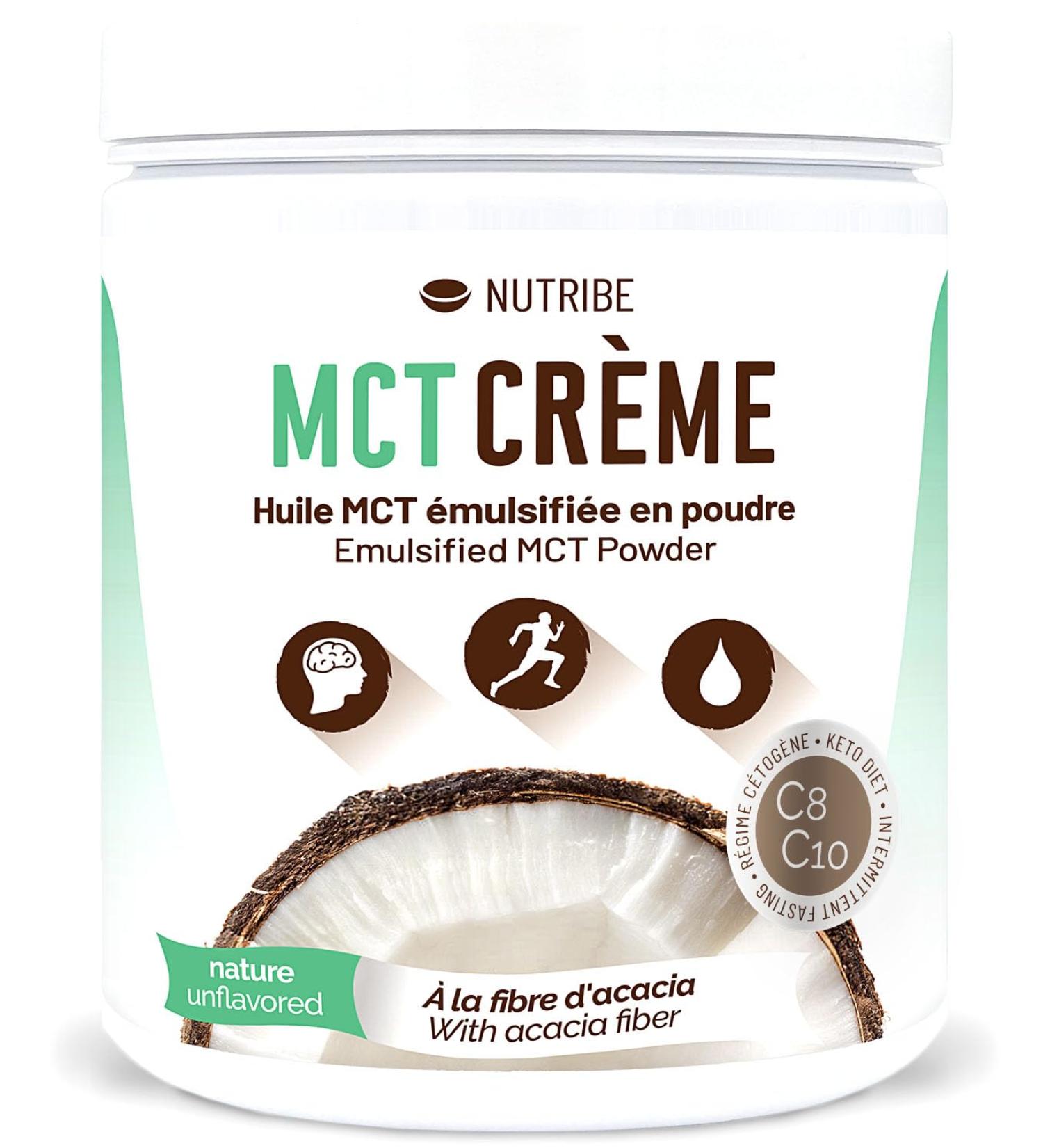 Powder MCT C8 C10 nature (Acacia Fibers) | For Ketosis Keto Paleo Intermittent Fasting - Buy Online on GoSupps.com