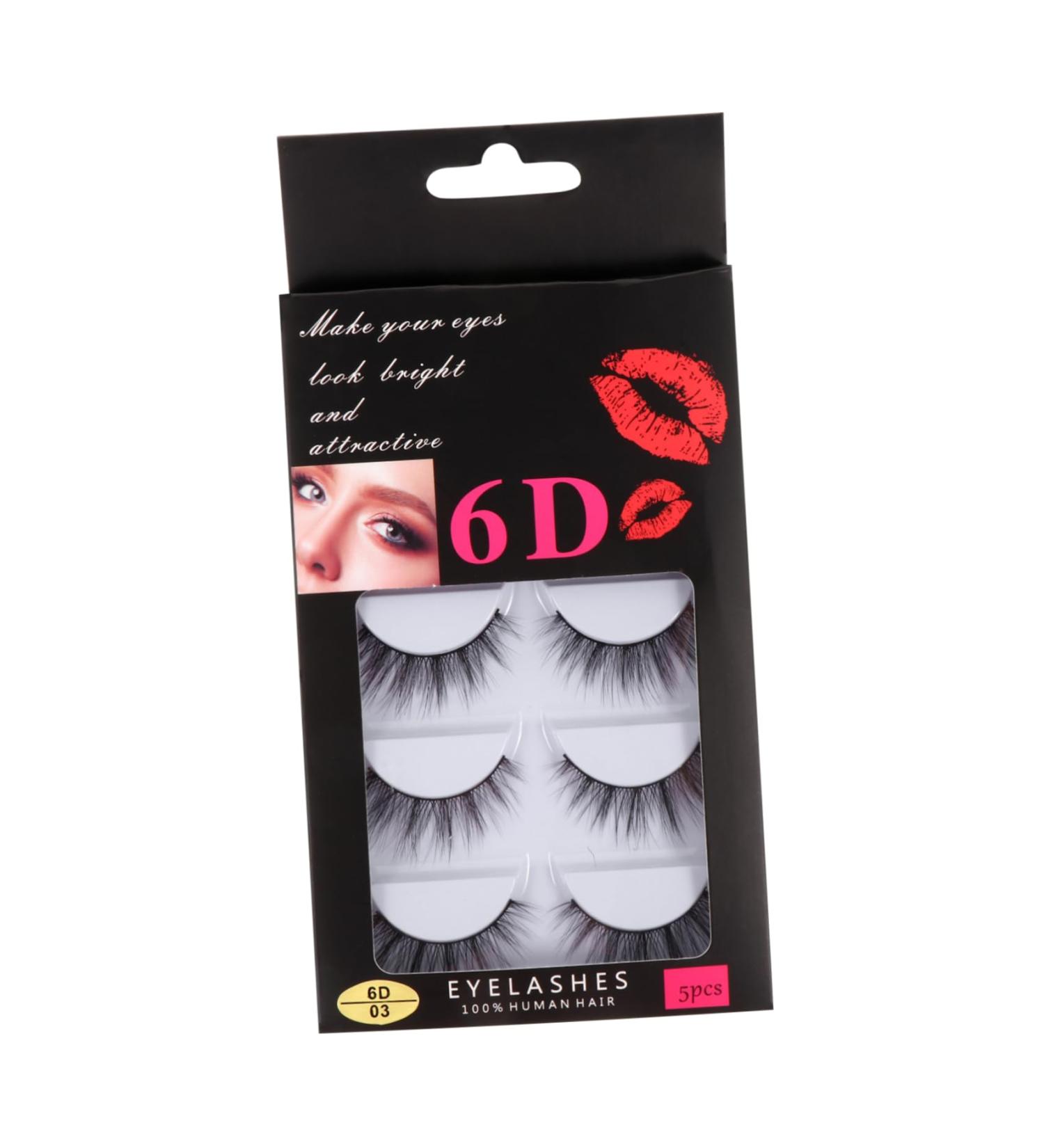 minkissy 5 Pairs False Eyelashes Eyelash Elf Eyelashes Cosmetic Eyelashes Fluffy Volume Lashes False Lashes Wispy Eyelashes Reusable Eyelashes 3d Make up Artificial Fiber Tool - Buy Online on GoSupps.com