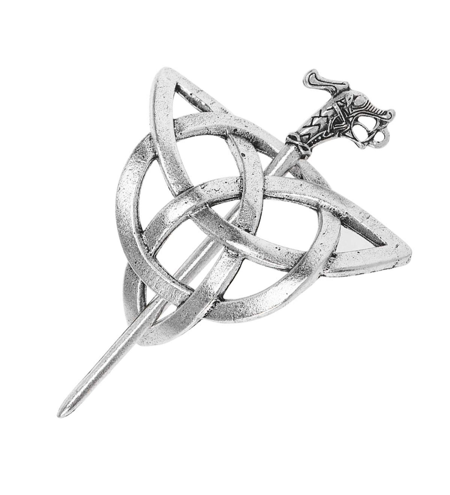 Vintage Celtic Knot Crown Hairpins | Lurrose Alloy Hair Clips & Barrettes for Women & Girls - International Shipping Available - Buy Online on GoSupps.com