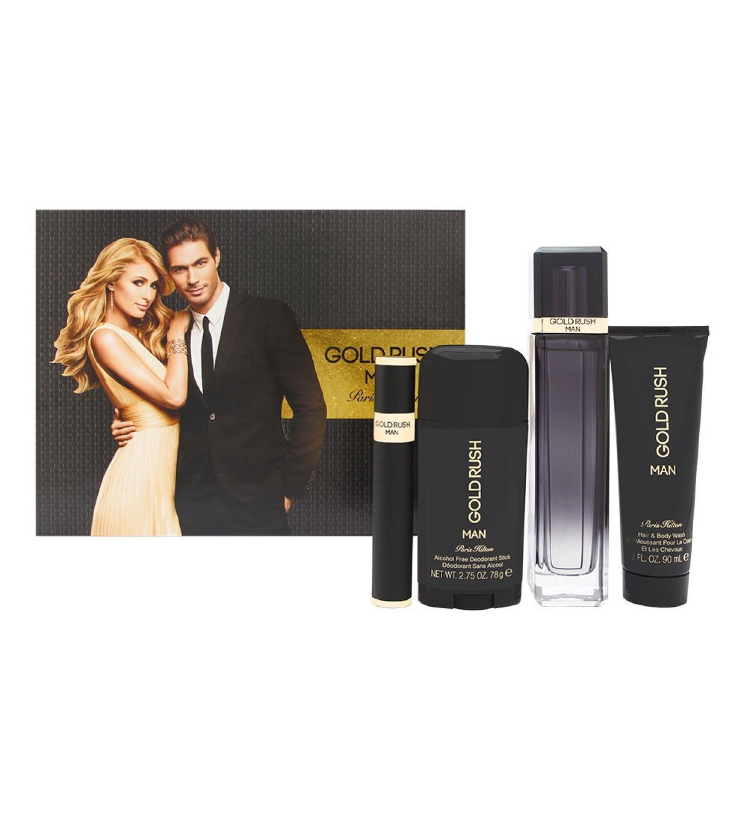 Gold Rush Man For Men By Paris Hilton Gift Set