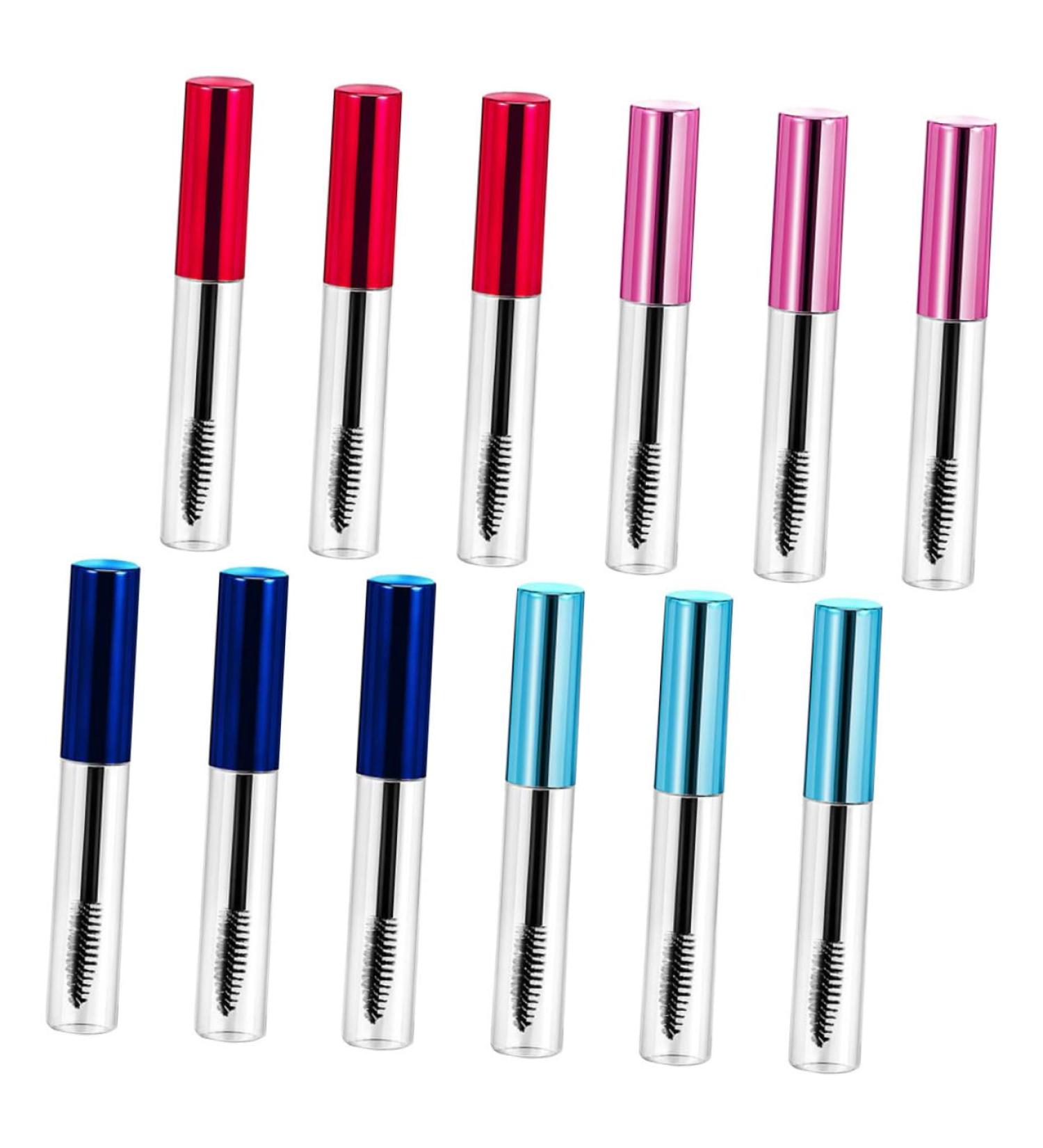 BIUDECO 10pcs Mascara Bottle Eyelash Spoolie Cosmetic Containers Storage Bottles Clear Empty Bottles Plastic - Buy Online on GoSupps.com