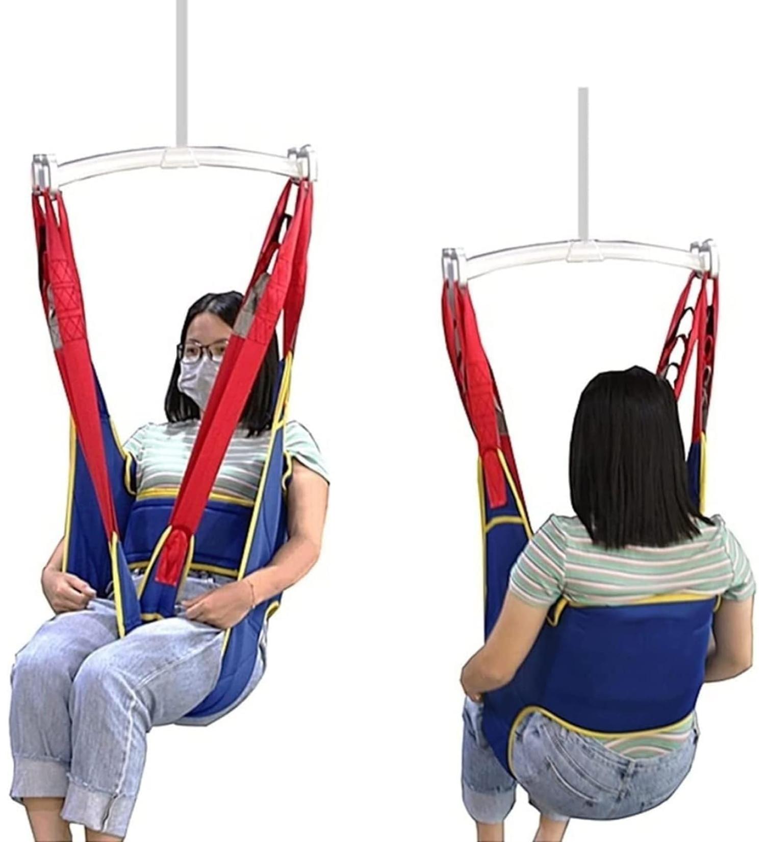 Patient Lift Toileting Sling Bathroom Transfer Hammock 4-Point Transfer Sling Hoist for Lifting Elderly Divided Leg Sling Transfer Belt for Paralyzed Elderly and Disabled (Color : 1 Size : Medium Medium 1 - Buy Online on GoSupps.com