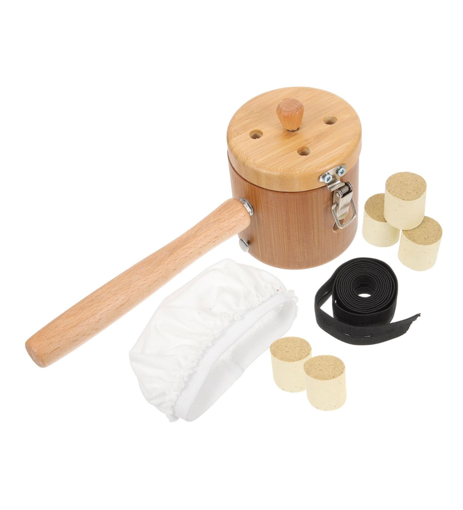 Shop Hapinary Moxibustion Device Set - Handheld Massage Tools for Pain Relief | Stainless Steel & Solid Wood - Buy Online on GoSupps.com