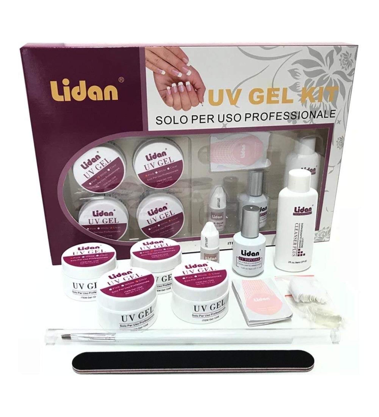 Professional Nail Art UV Gel Builder Kit - Complete Accessories for Salon Quality Nails - CW486 - Buy Online on GoSupps.com
