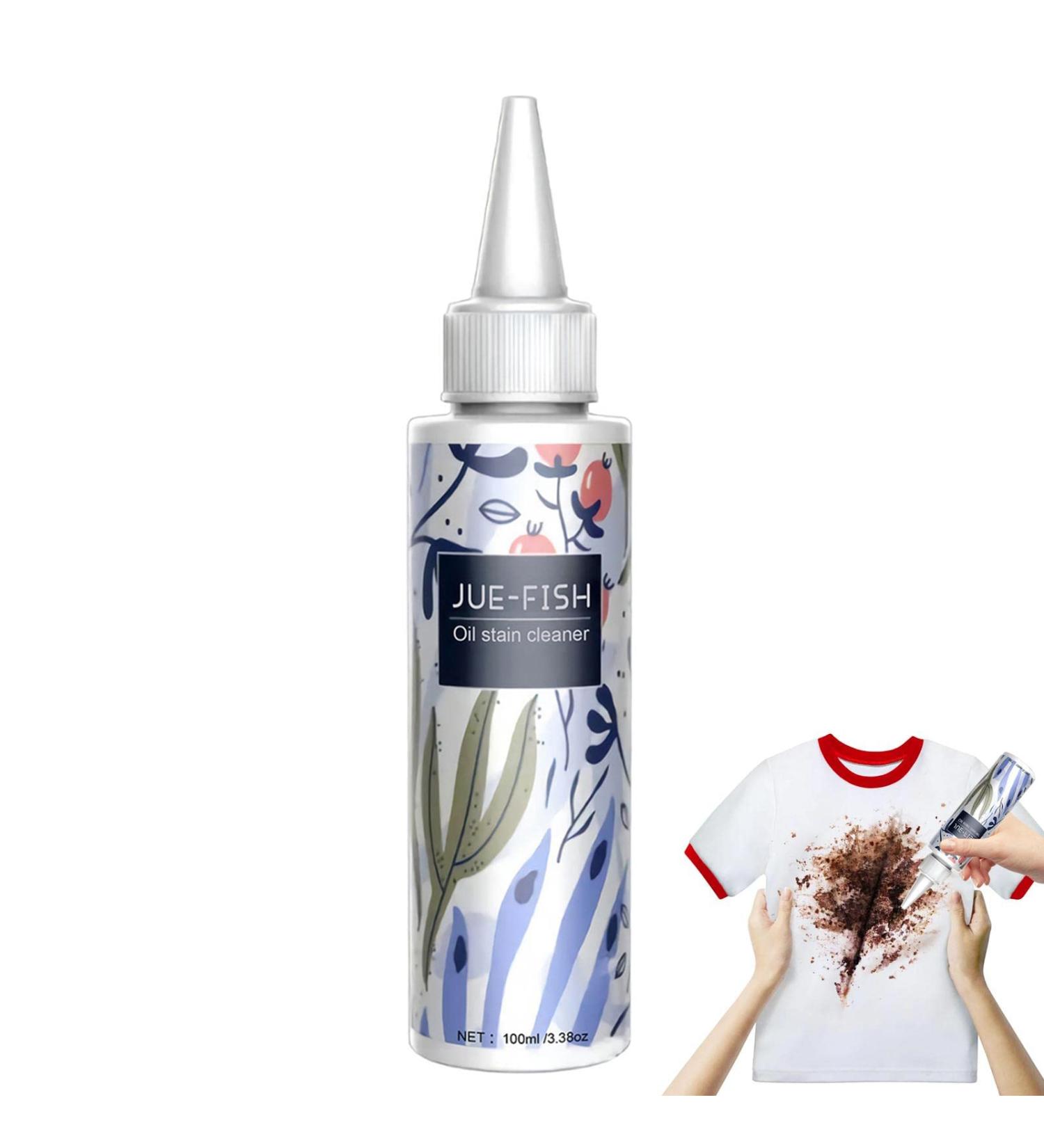 Clothes Oil Stain Remover - 100ml Laundry Carpets Mattress Upholstery Stain Remover | Clothing Cleansing Agent Tools Quick and Easy Dirt Spot Removal Stain Remover for Clothes Carpet Stain Luckyda - Buy Online on GoSupps.com