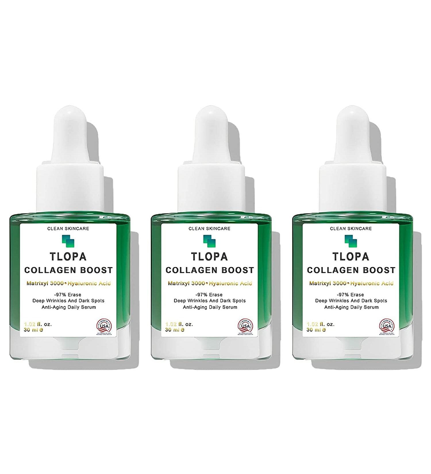 3PCS TLOPA Luxury Hyaluronic Acid & Collagen Boost Anti-Aging Serum Set - Buy Online on GoSupps.com