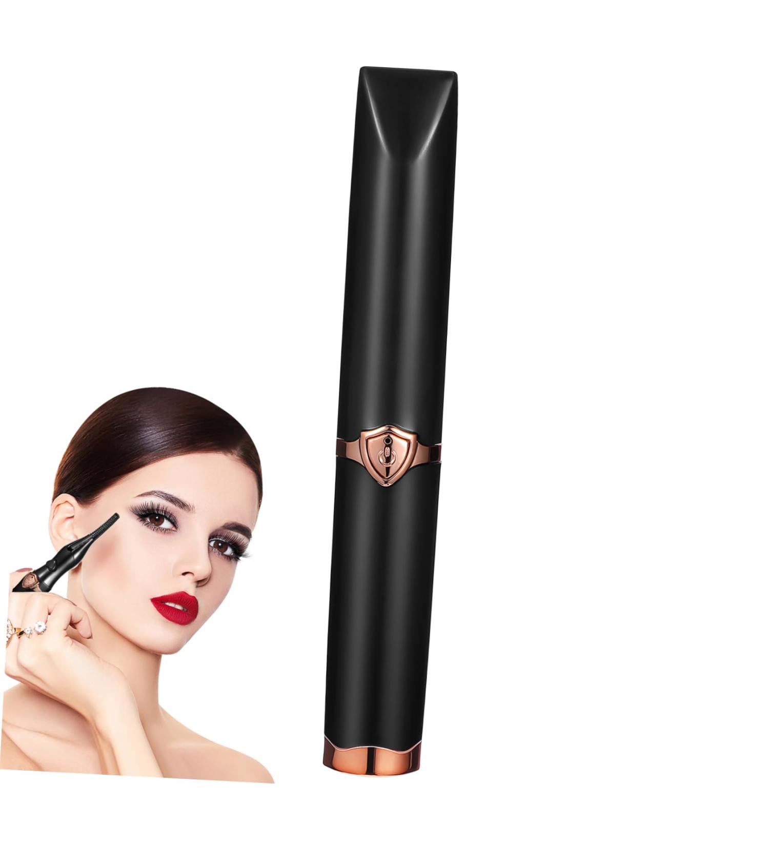 Healeved 1Set Electric Eyelash Curler USB Charging Eyelash Curler for Women (Black) - Buy Online on GoSupps.com