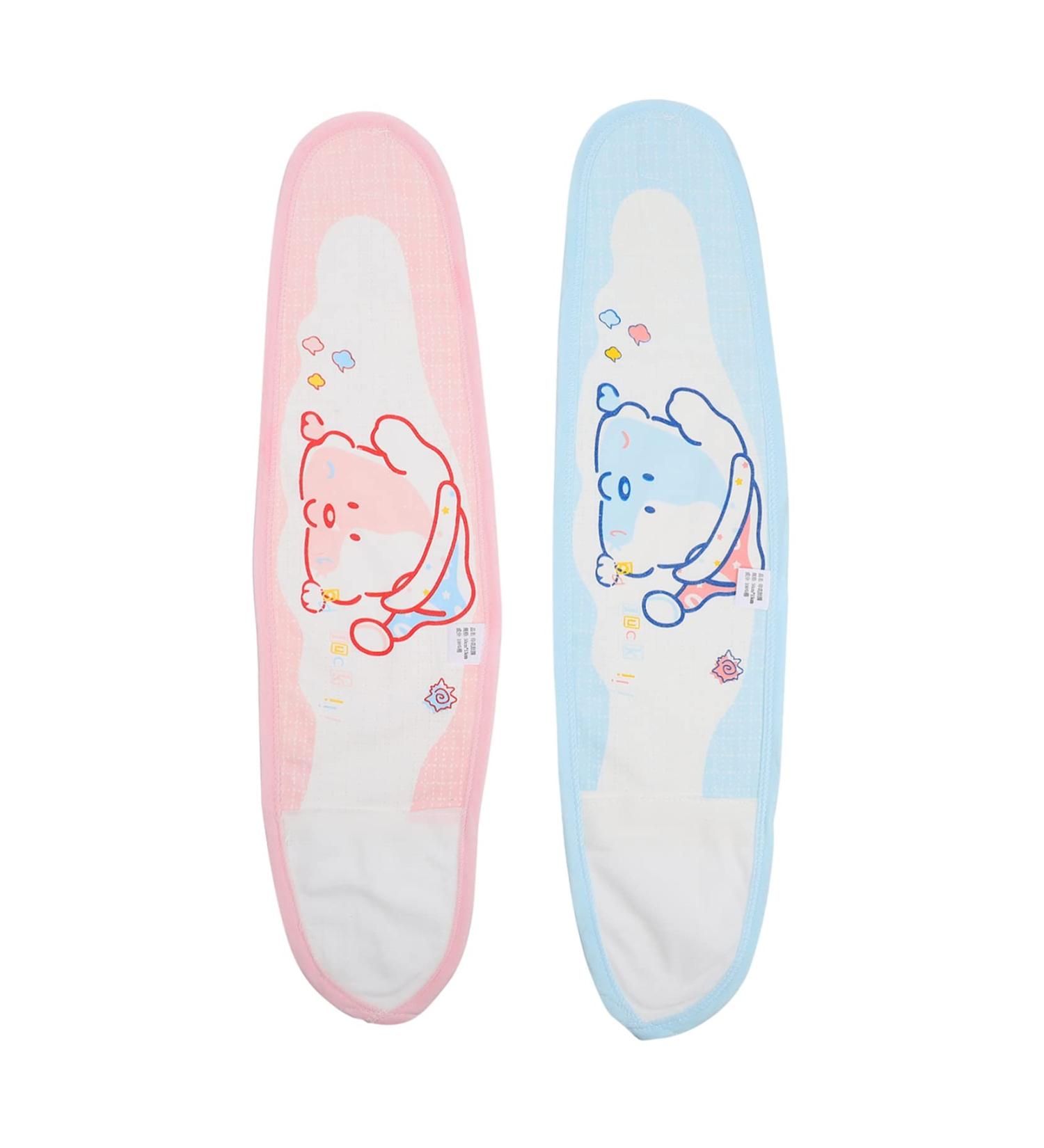 Healvian 2pcs Baby Cotton Umbilical Cord & Kickstand Essentials Set - Newborn Essentials for Baby: Umbilical Hernia Belt, Abdominal Binder, Navel Belly Band & Bib - Buy Online on GoSupps.com