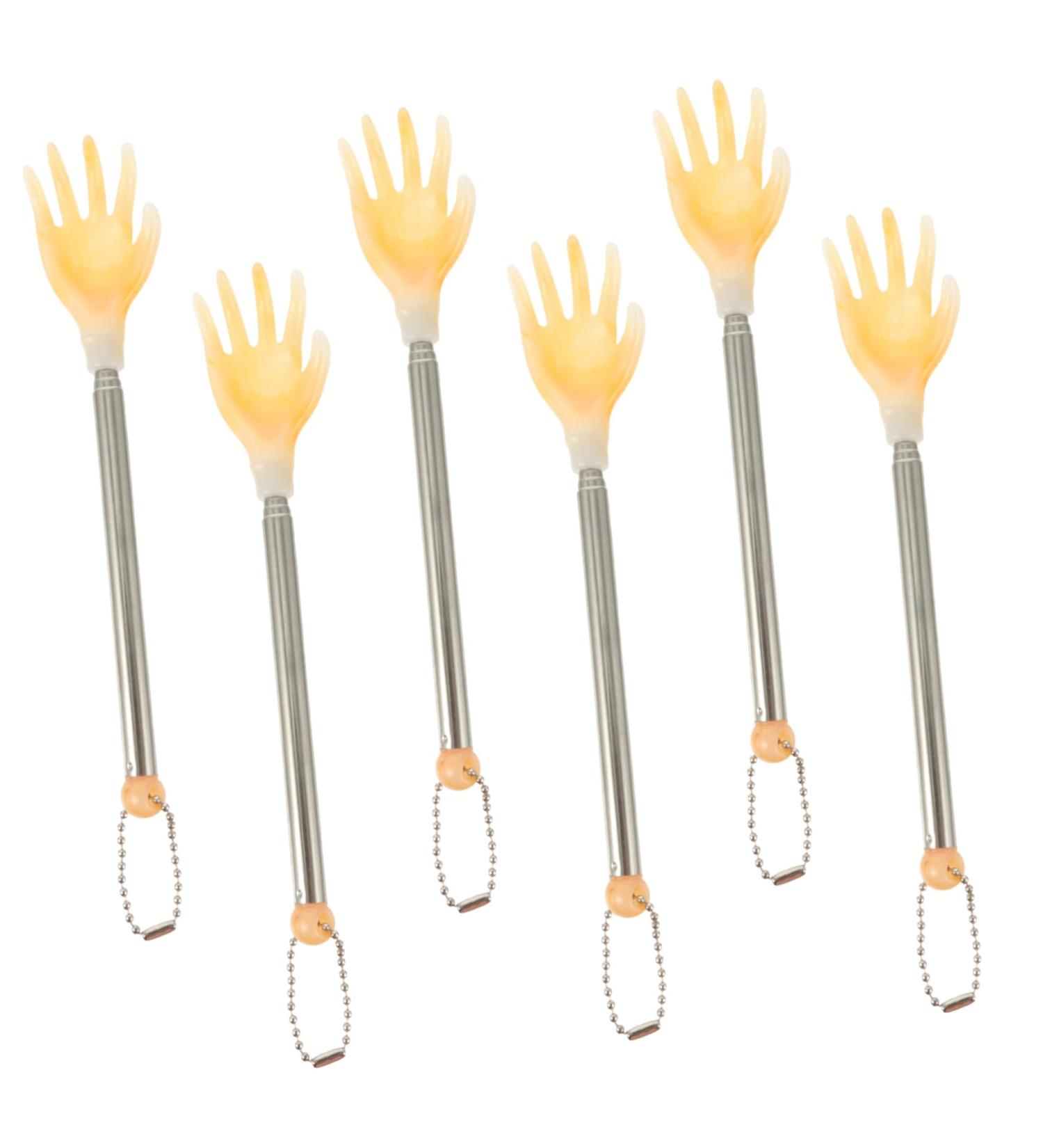 Beavorty 18 PTH Finger Tickling Massage Device | Wooden Telescopic Back Scratcher & Collapsible Massager Tool - Buy Online on GoSupps.com