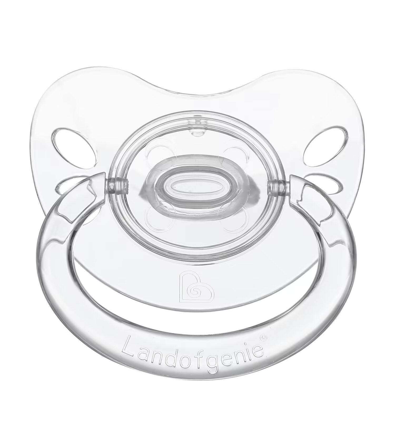 Buy Landofgenie Large Teat Shield Blue Transparent Pacifier - Adult Size Butterfly Model | International Shipping Available - Buy Online on GoSupps.com
