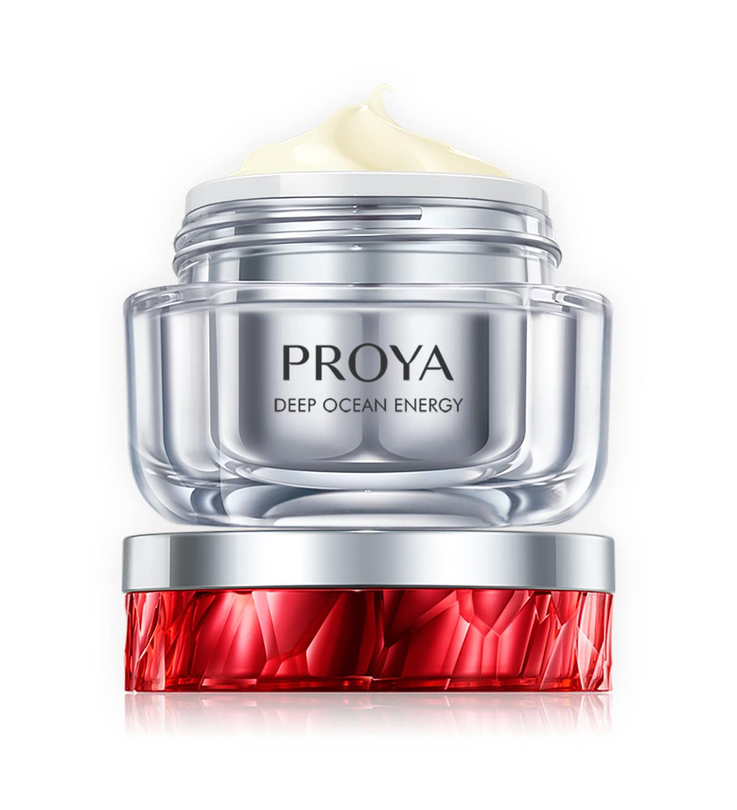 PROYA Collagen Peptides Face Moisturizer 2.0 - Day/Night Cream for Oily Skin | Anti-Aging Formula to Smooth & Reduce Wrinkles - 1.8oz - Buy Online on GoSupps.com