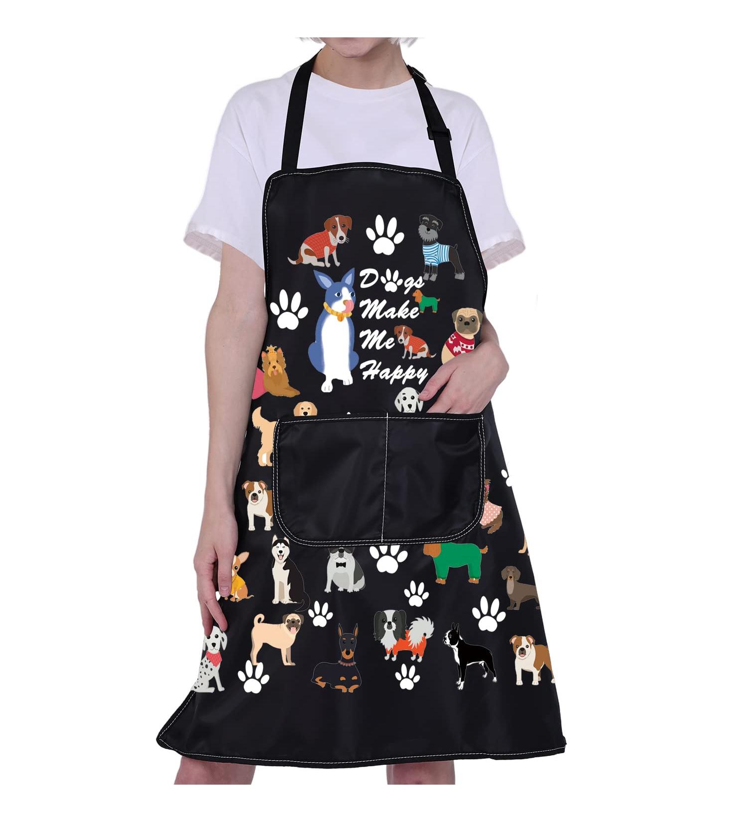 BNQL Dog Care Apron - Waterproof & Cute Cooking Apron for Dog Trainers & Groomers | Perfect Gifts for Dog Lovers - Buy Online on GoSupps.com