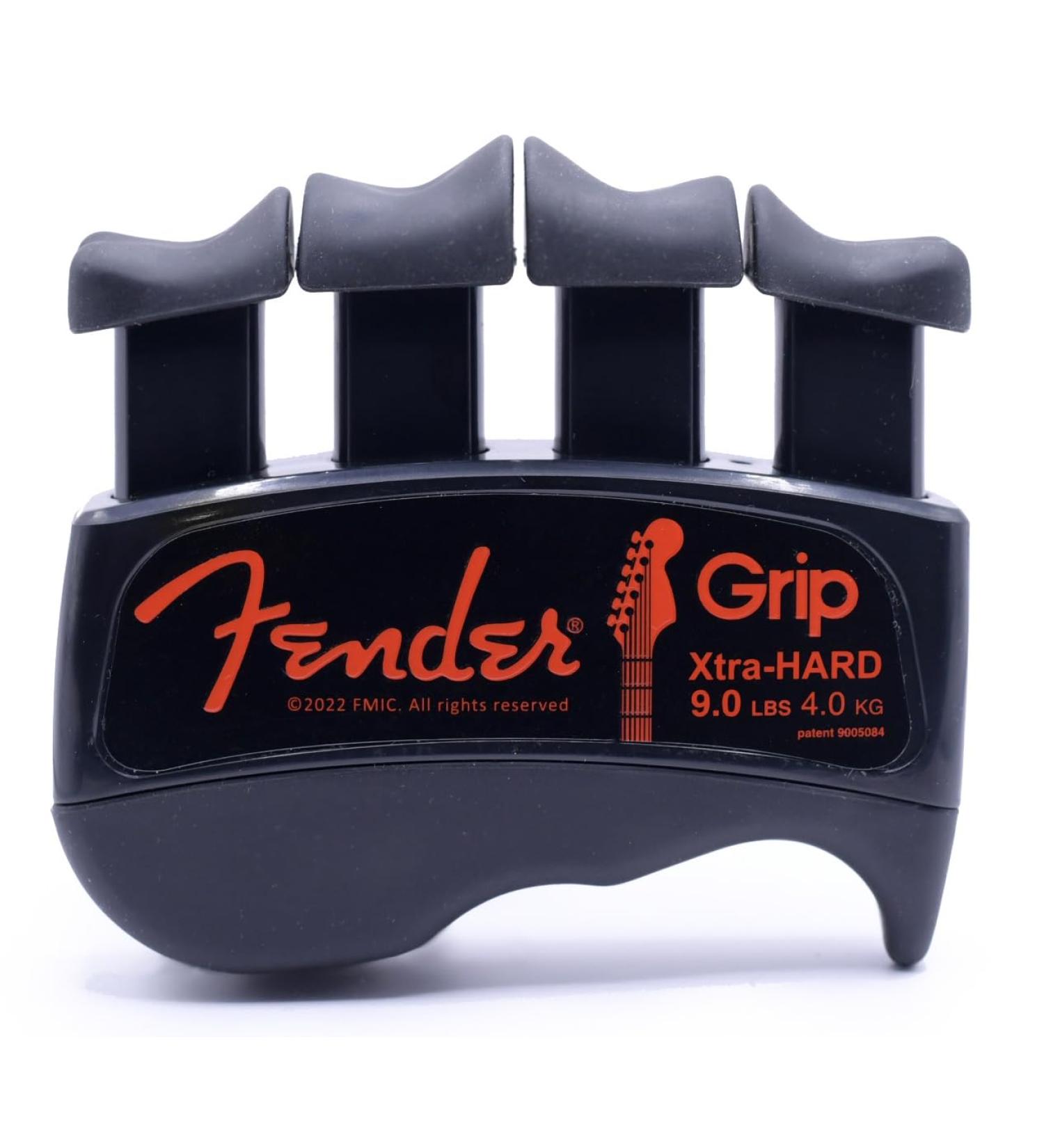 Fender GRIP Hand & Finger Exerciser - Xtra Hard 9lbs | Best Ergonomic Finger Strengthener for Guitar Bass & Violin Players - Buy Online on GoSupps.com