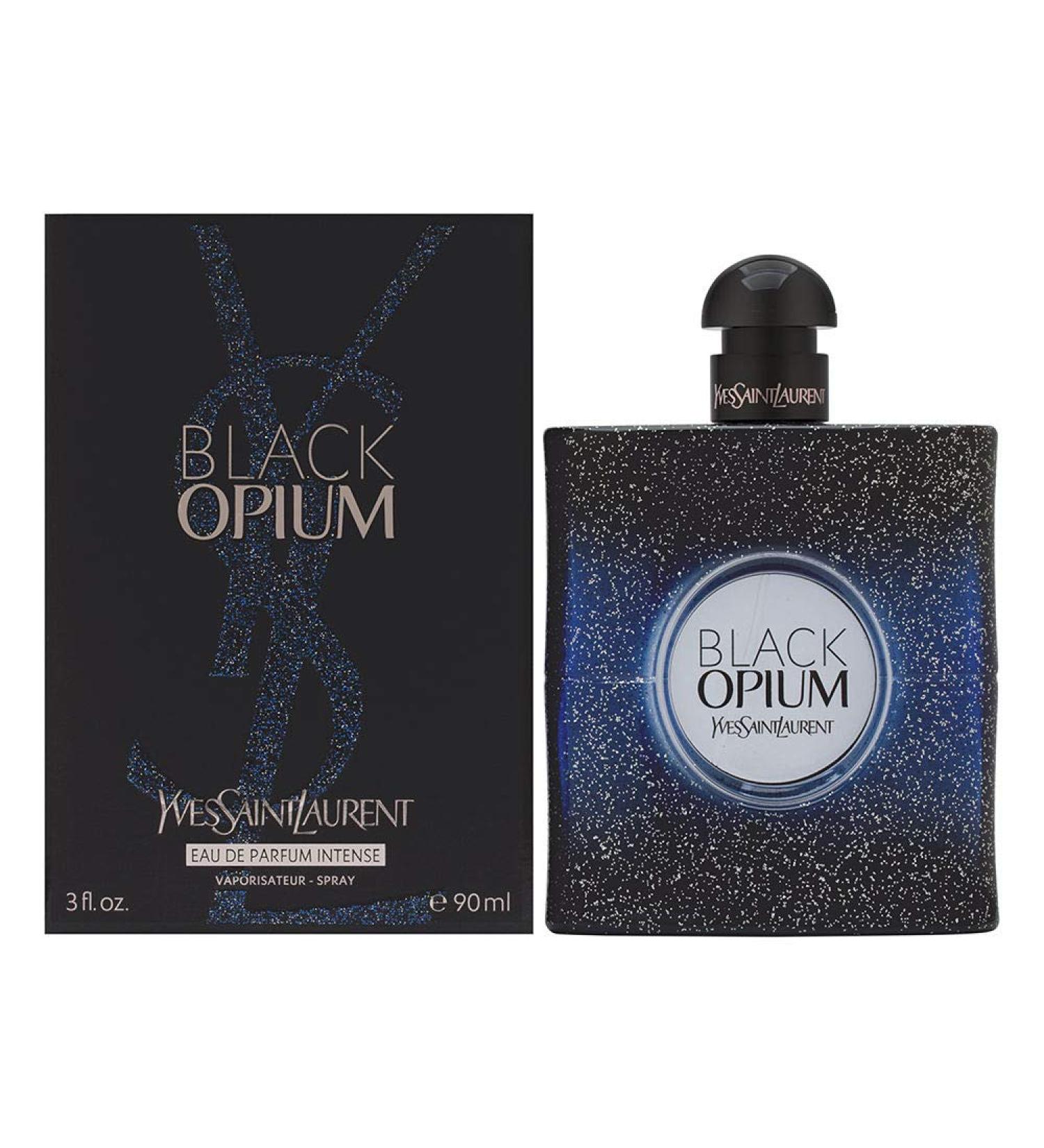 Yves Saint Laurent Black Opium Intense Eau de Parfum for Women 3 Ounce Orange Sandalwood Vanilla 3 Fl Oz (Pack of 1)