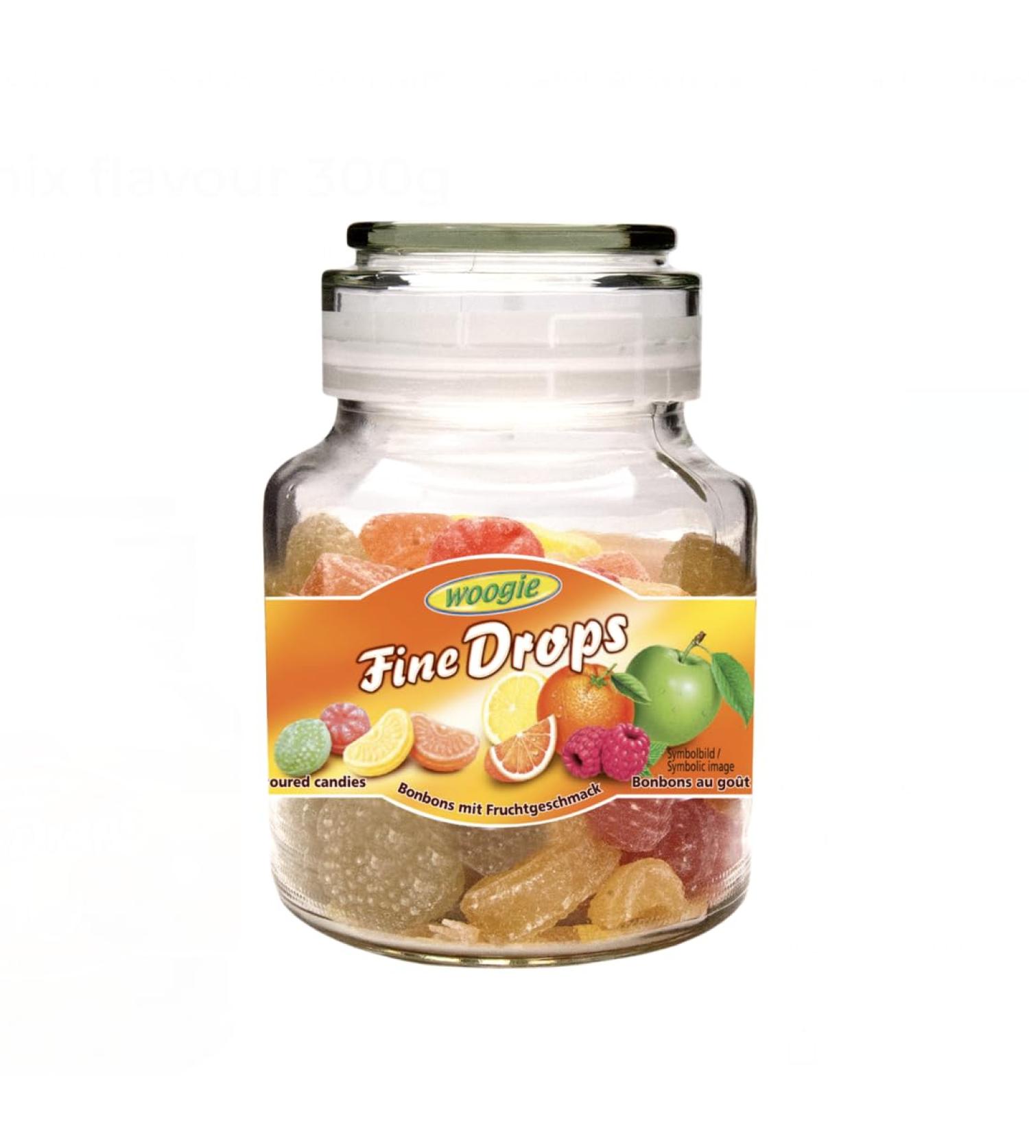 Mother's Day's Gift - Mixed Fruit Selection Candies Jar Fruit Candies Gift1 X 300g Sweet Gift - Buy Online on GoSupps.com