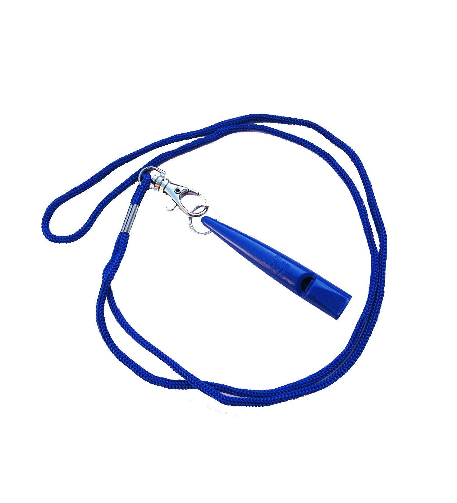 ACME 211.5 Dog Whistle - navy blue with matching lanyard
