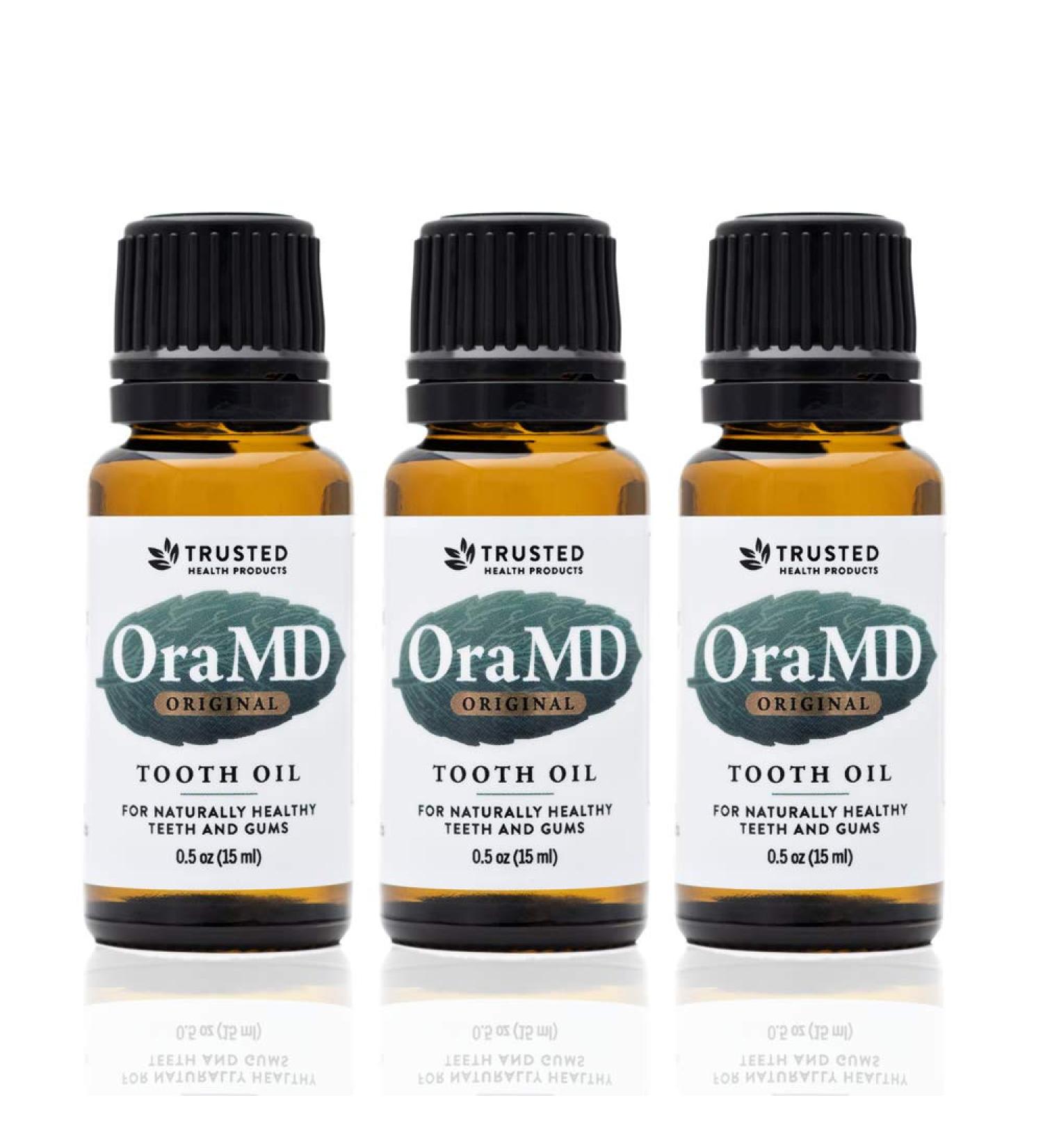 OraMD Original Tooth Oil 3-Pack - Premium Oral Care Products from OraMD - Buy Online on GoSupps.com