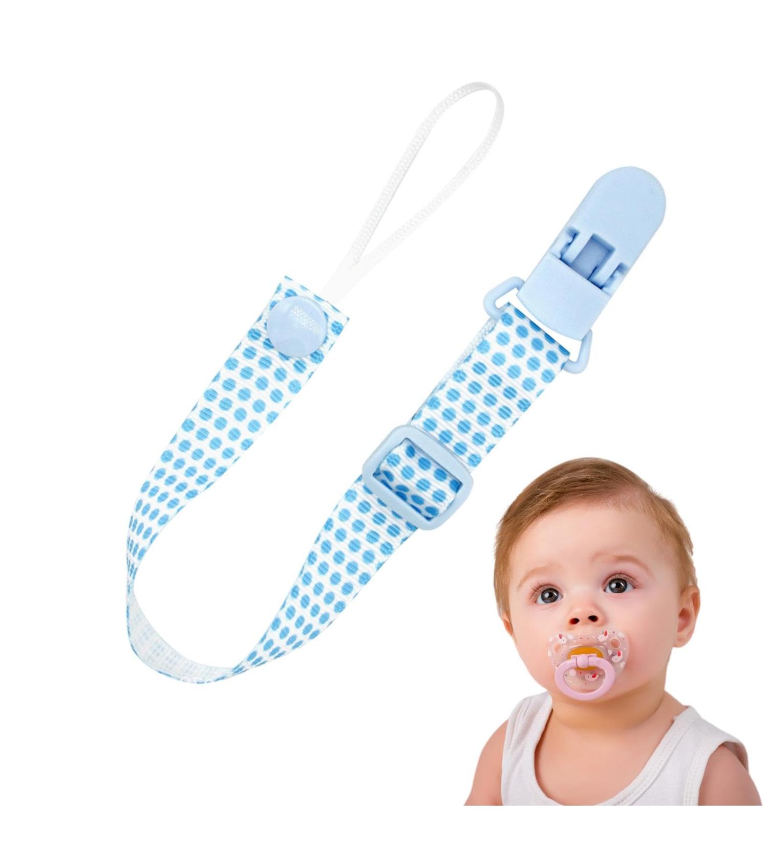 Anulely Pacifier Clip & Holder | Universal Baby Pacifier Leash for Boys & Girls - Ideal Bite Strap Solution - Buy Online on GoSupps.com